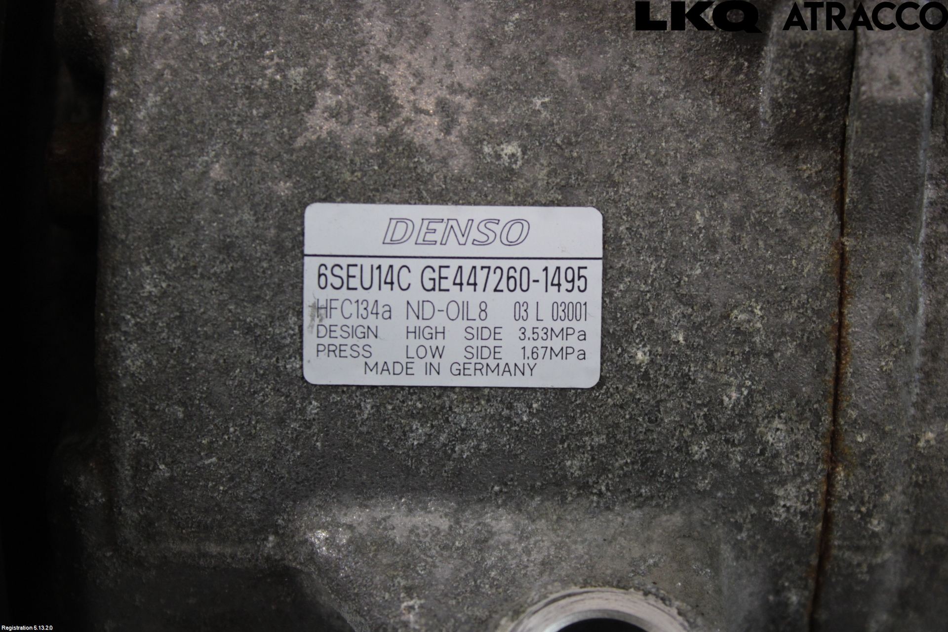 Toyota AURIS 10-12 Varme Ac Kompressor