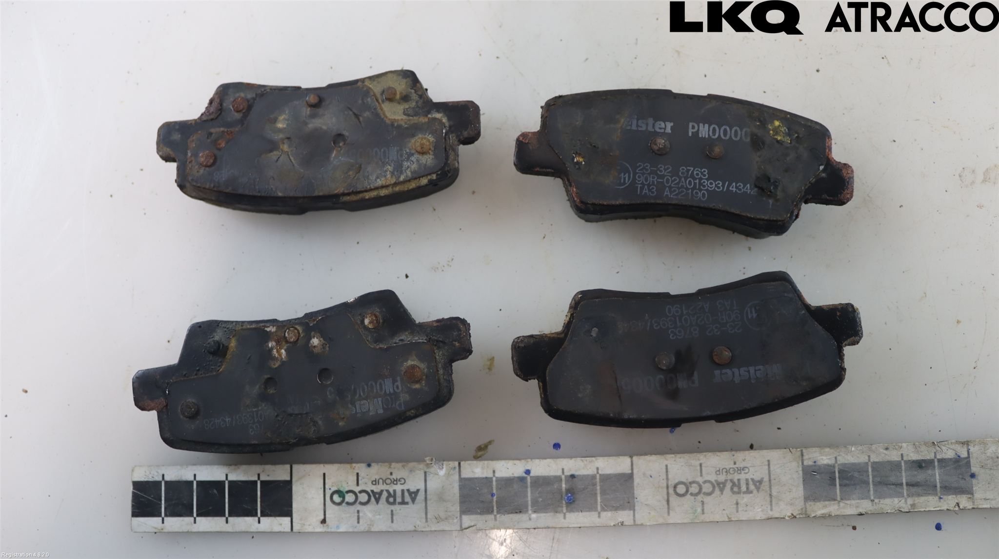 Hyundai i10 BA 14-16 Bremsebelegg Bak
