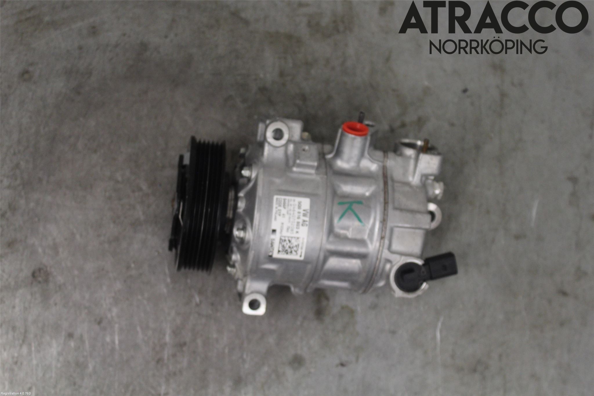 Volkswagen VW GOLF / E-GOLF VII 13-20 Varme Ac Kompressor