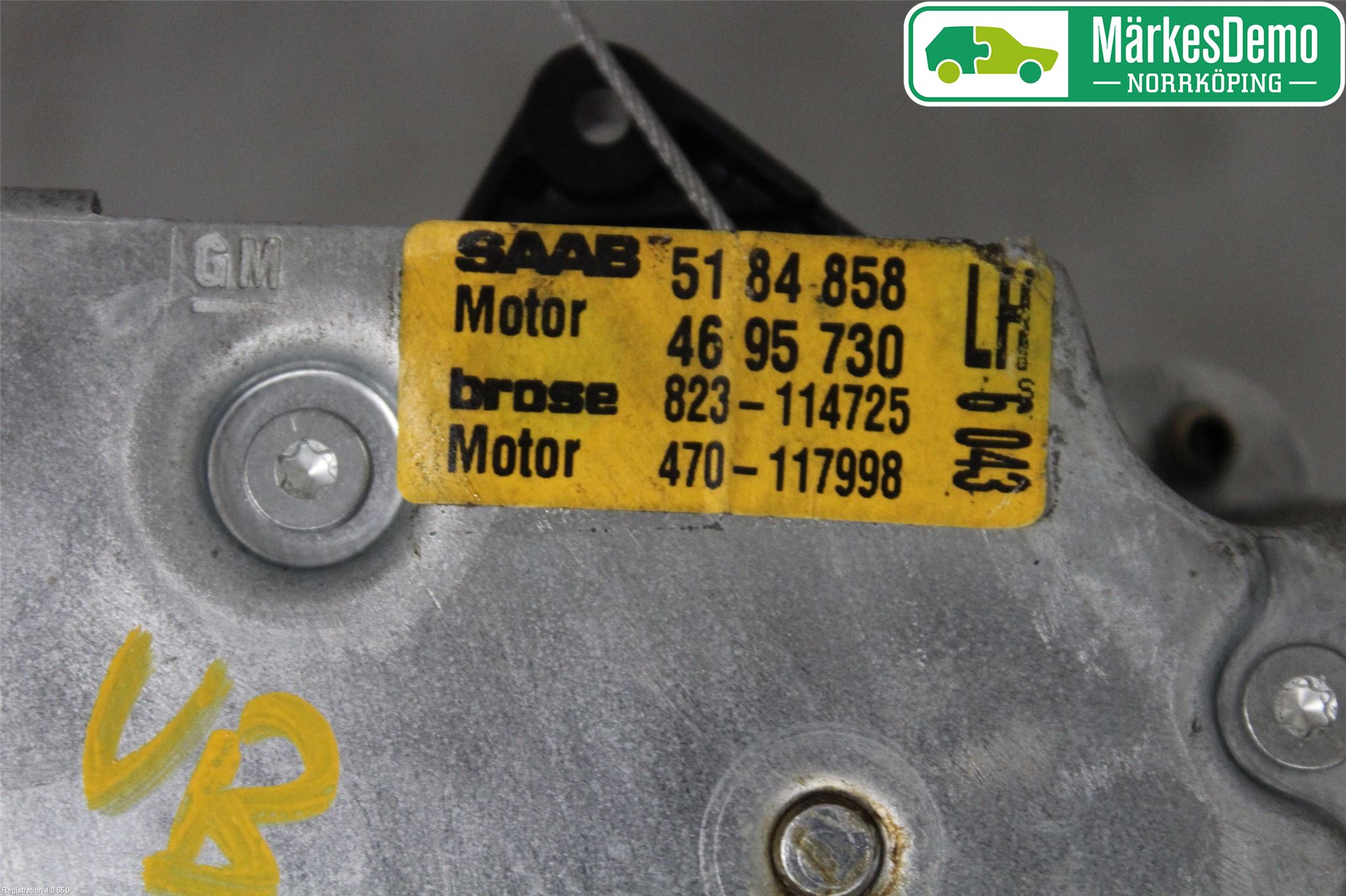Saab 9-5 -05 Vindusheis El Komp