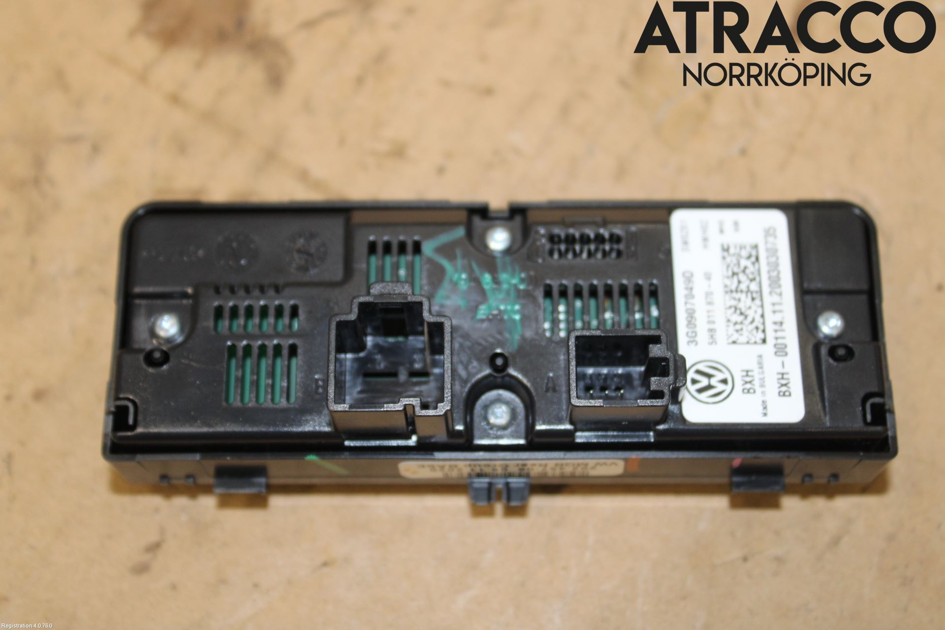 Volkswagen VW GOLF / E-GOLF VIII 20- Varmeapparat Panel(Regulering)