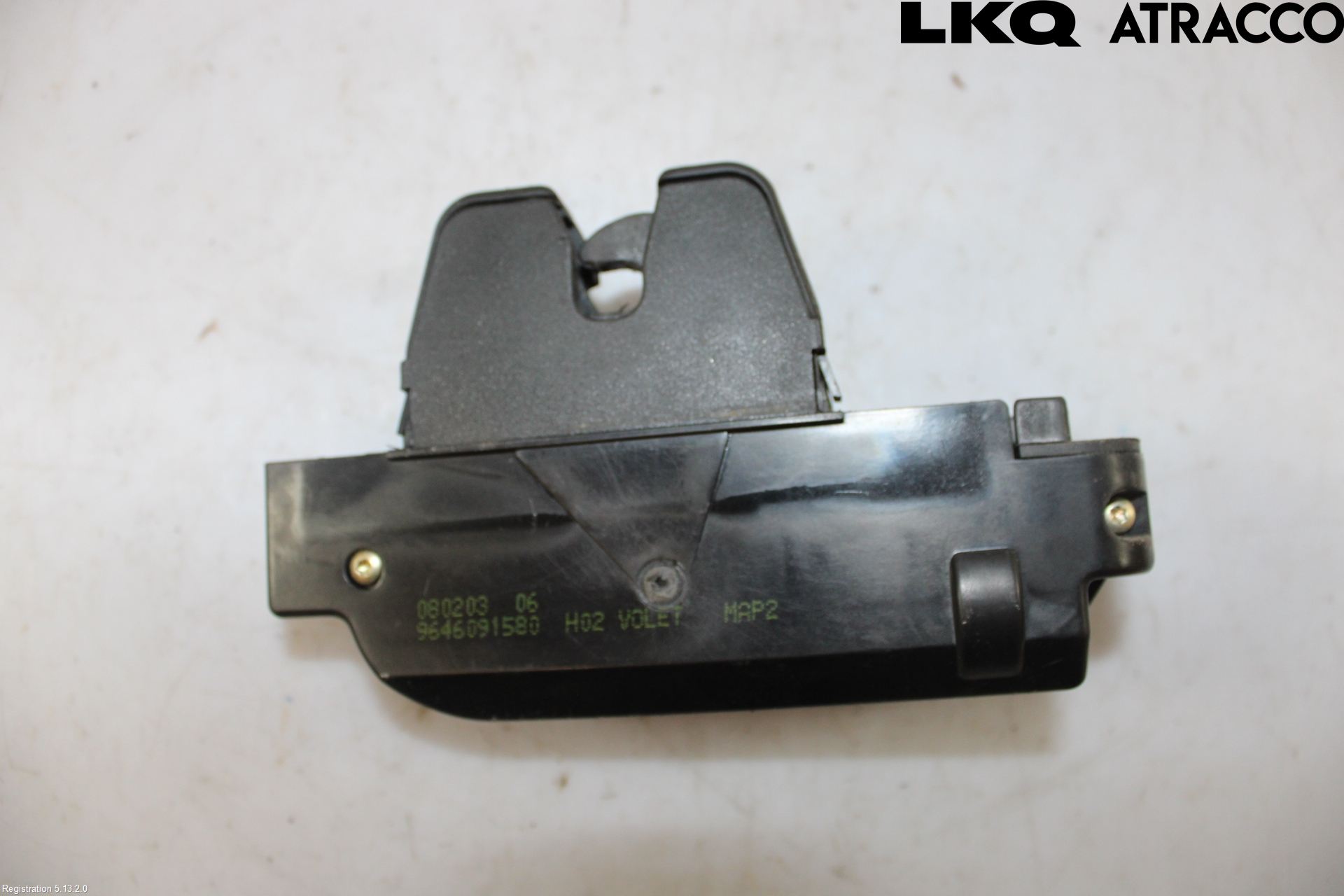 Peugeot 307     01-05 Bakluke-Lokk Låsekasse
