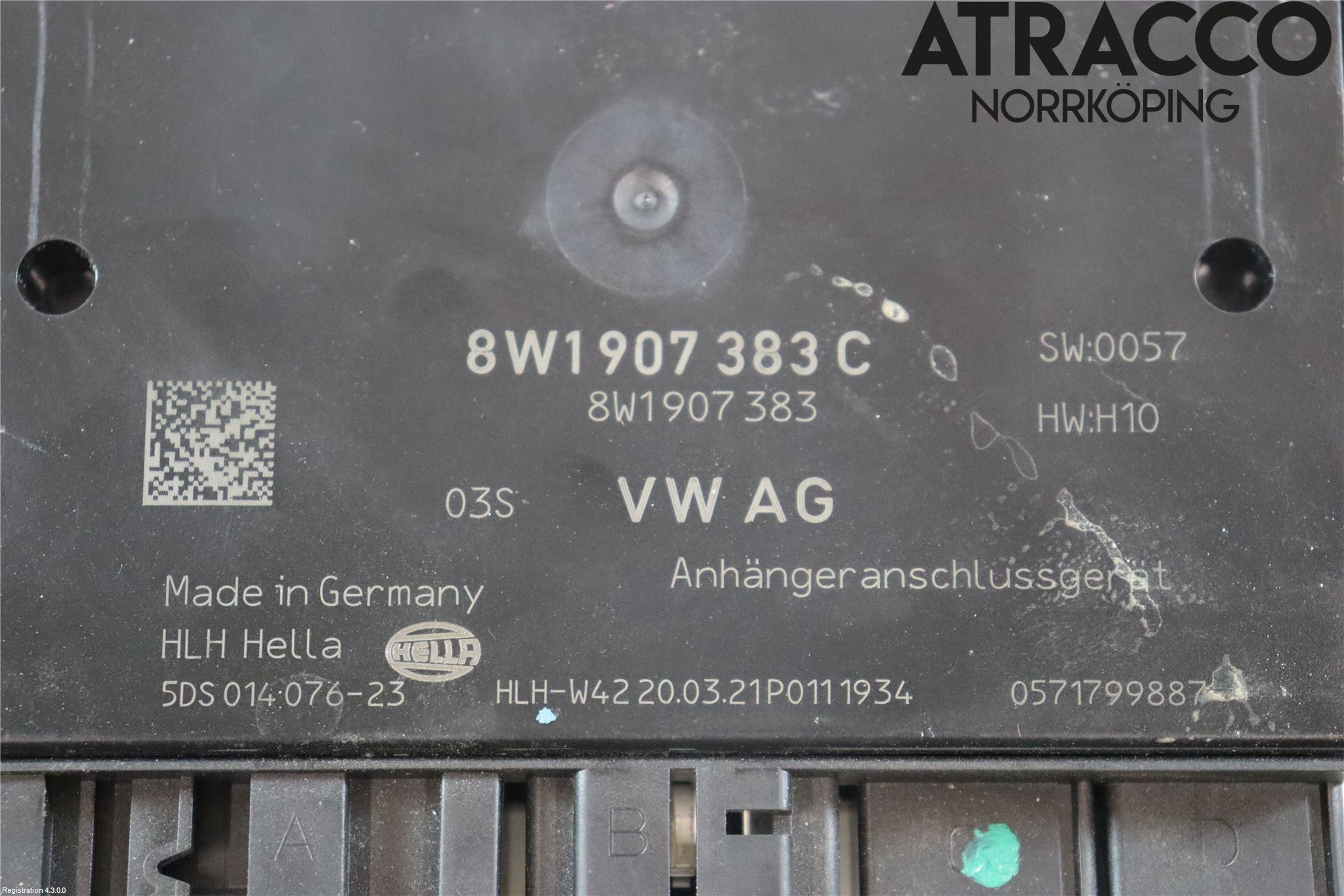 Audi A4/S4 B9 20- Styreenhet Tilhengerfeste