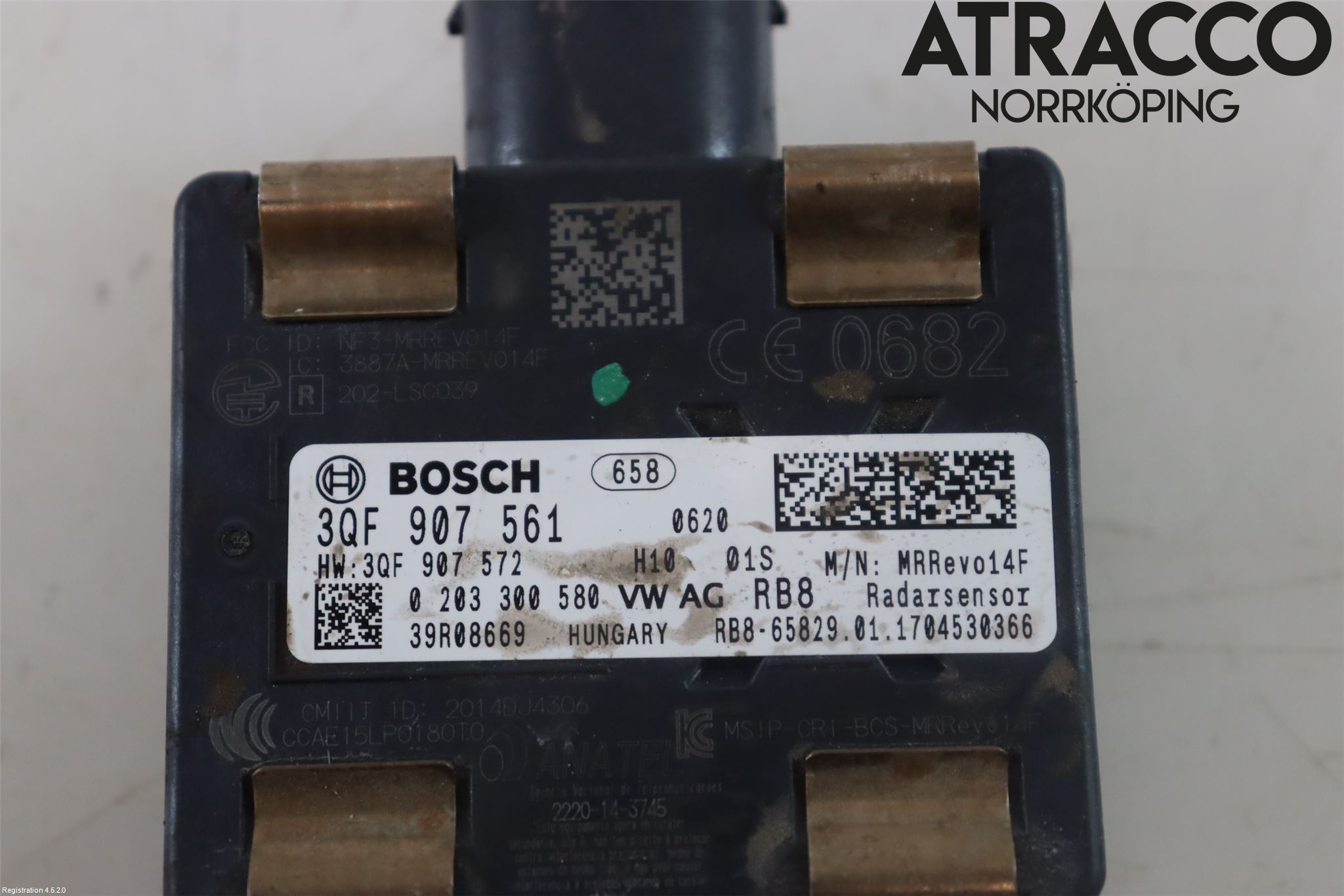 Volkswagen VW GOLF / E-GOLF VII 13-20 Sensor Kollisjonsbeskyttelse