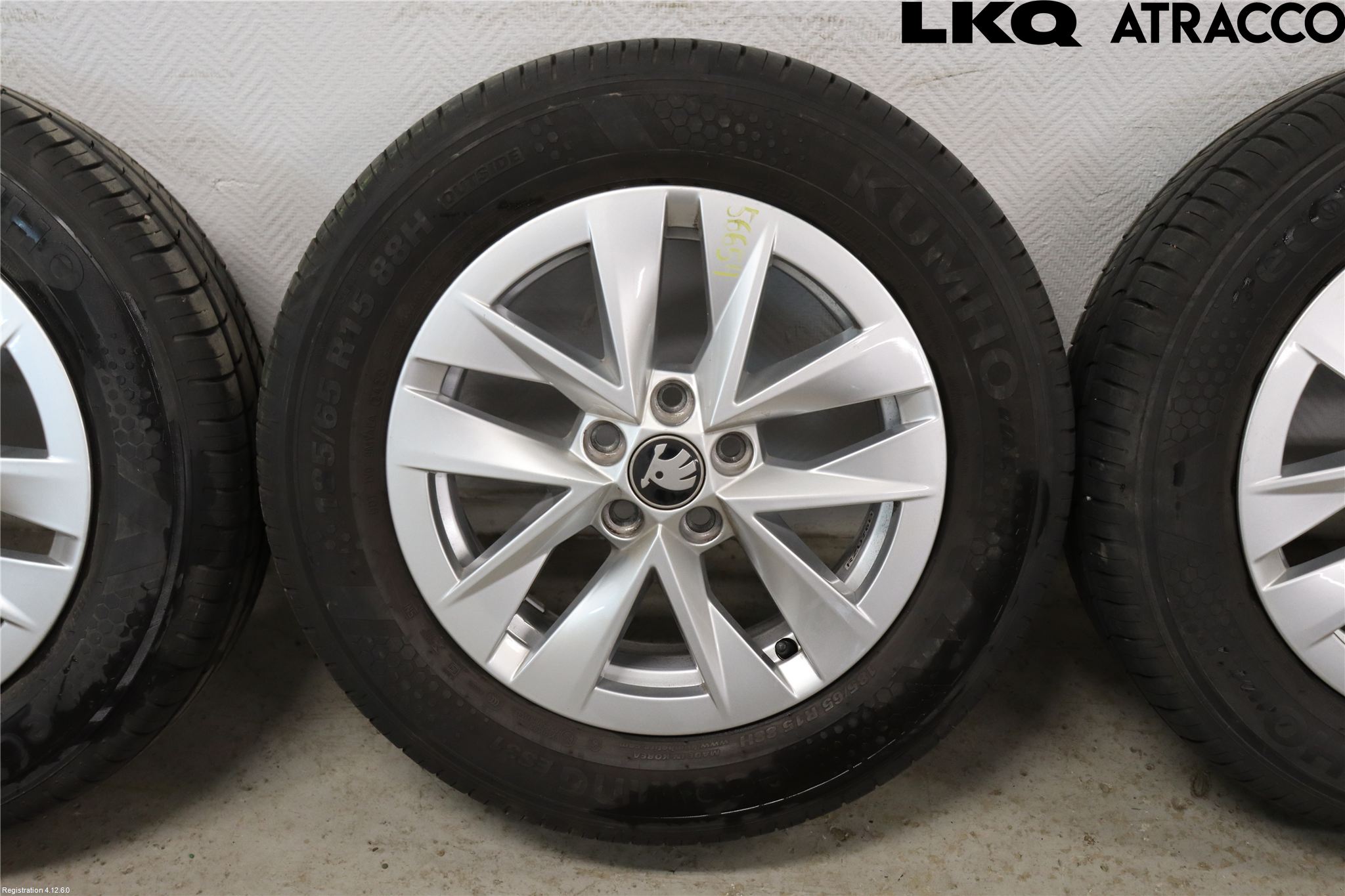 Skoda FABIA 22- Dekk Sommer På Alu Felg 4Stk