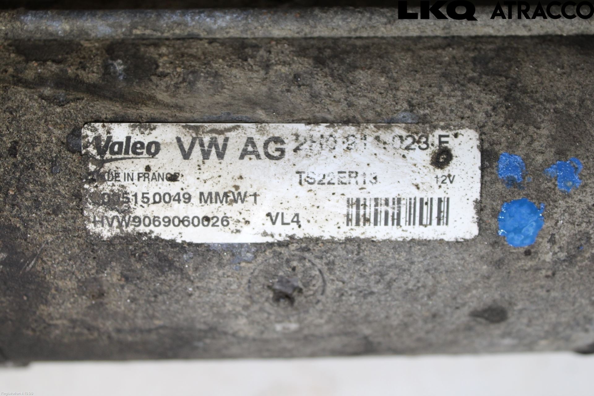 Volkswagen VW AMAROK 2H 10-22 Startmotor Diesel