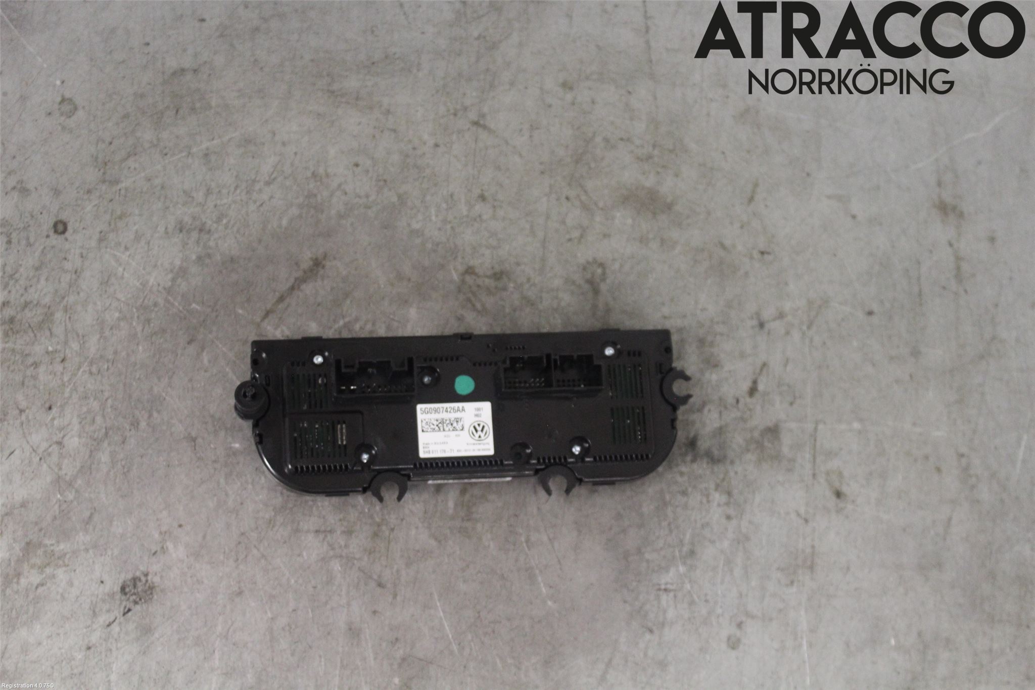 Volkswagen VW GOLF / E-GOLF VII 13-20 Varmeapparat Panel(Regulering)