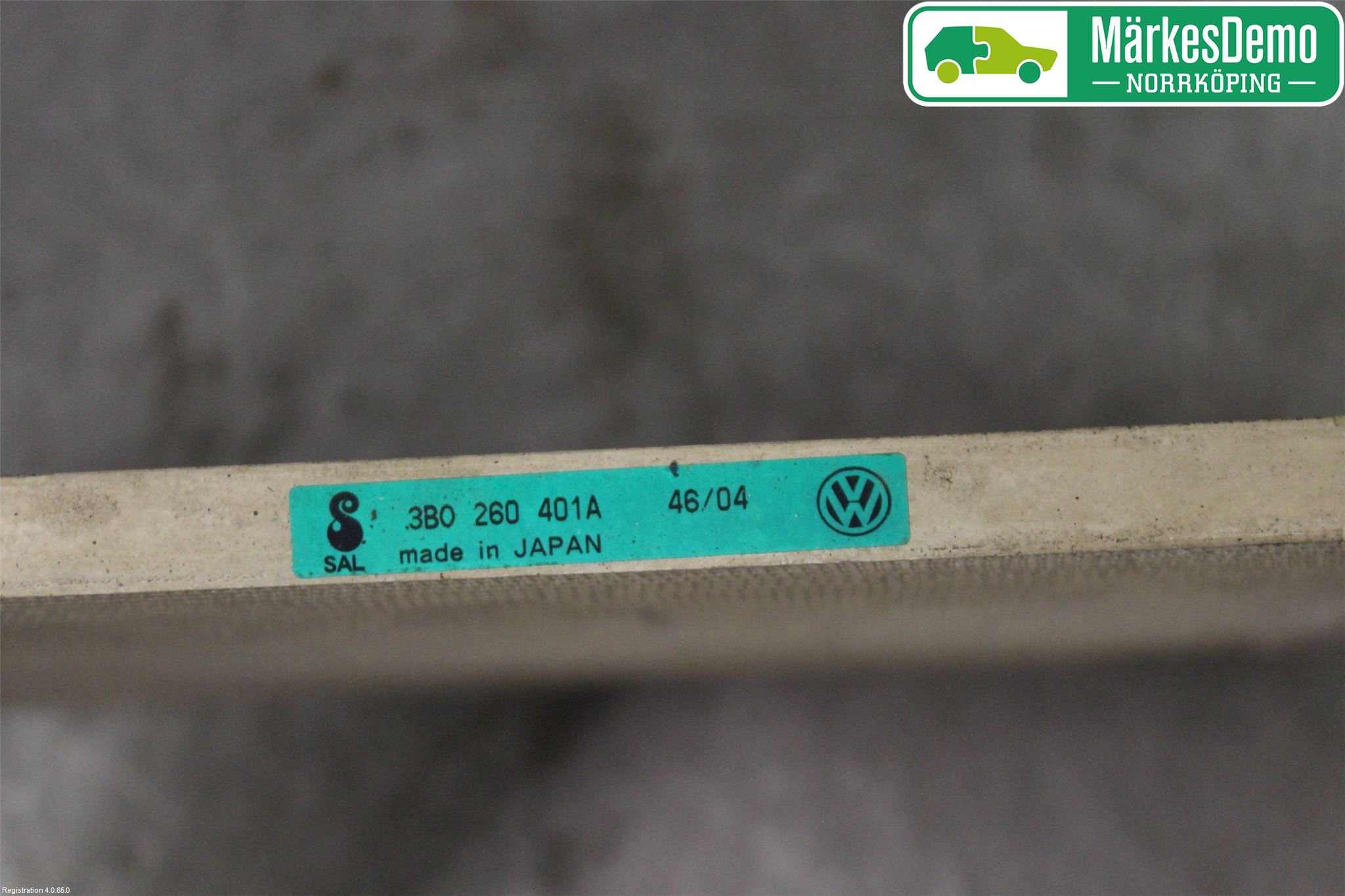 Volkswagen VW PASSAT 01-05 Varme Ac Kondenser-Kjøler