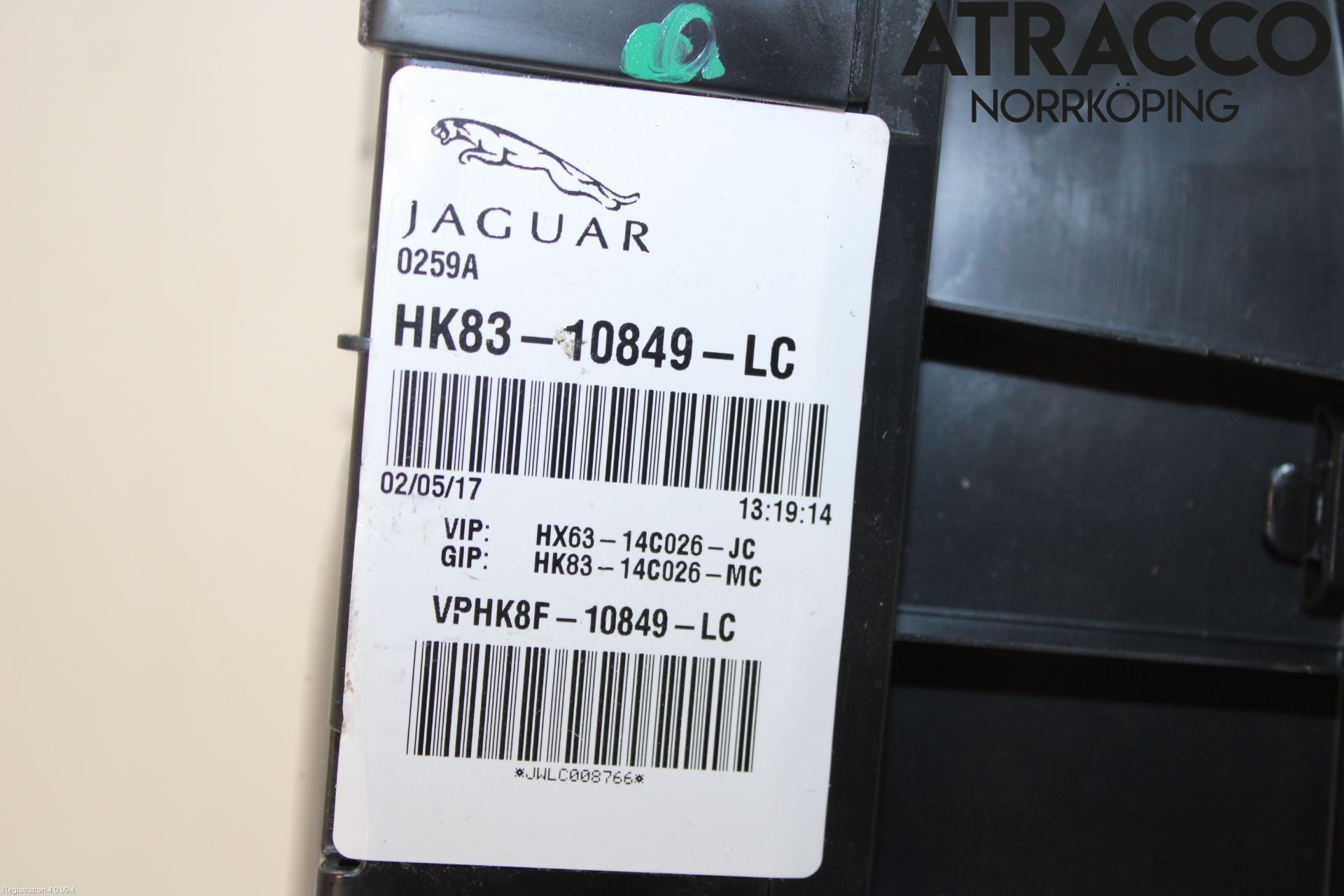 Jaguar F-PACE Instr Kombinert