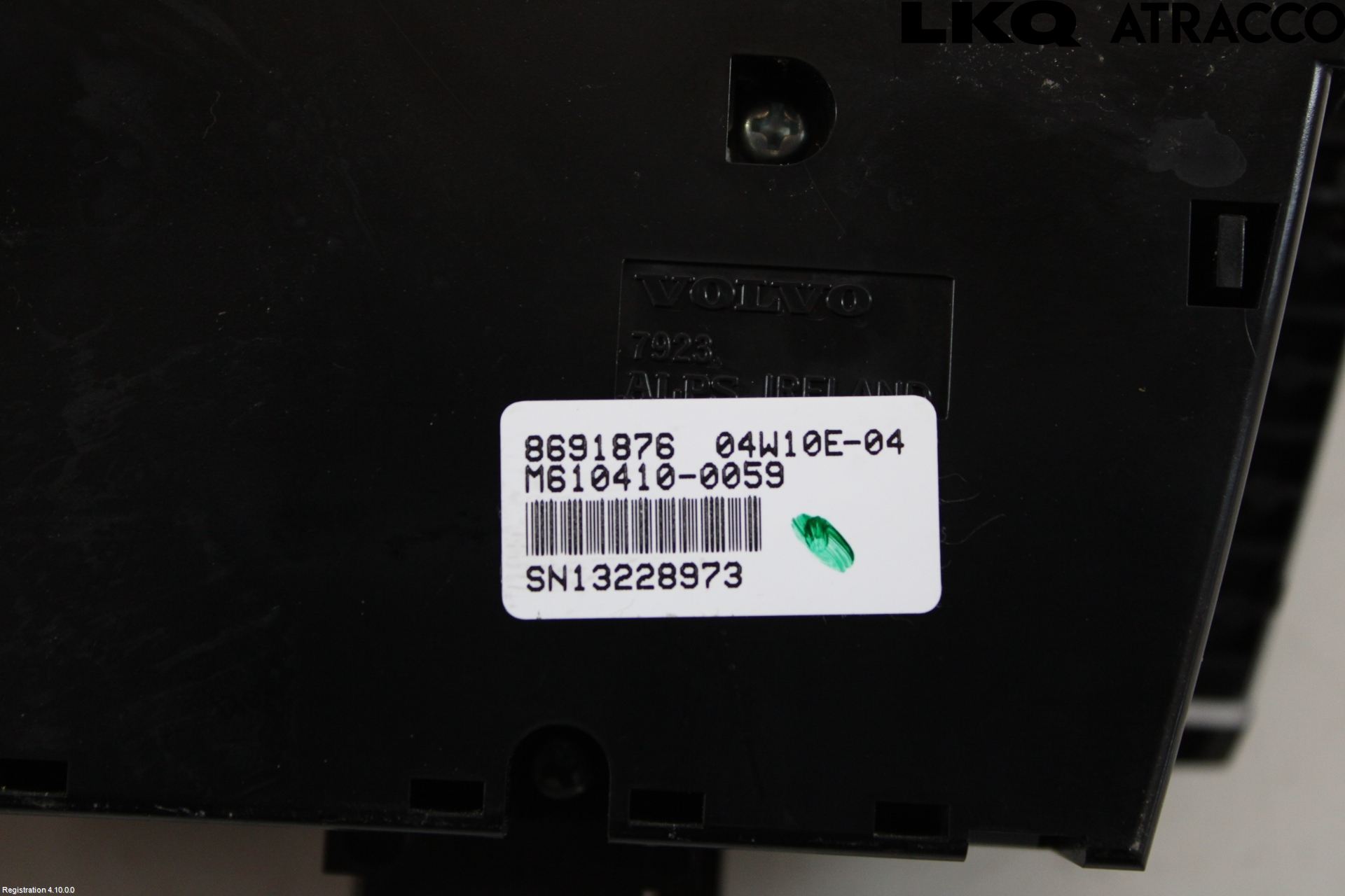 Volvo V70 00-04 Varmeapparat Panel(Regulering)