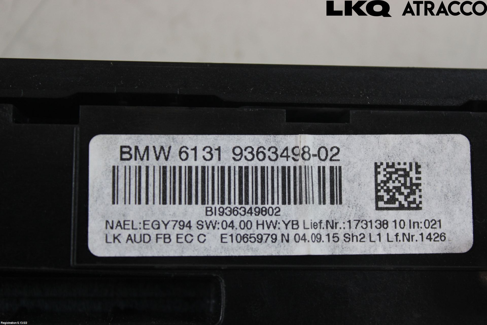 BMW 4 F32/F33/F82/F83 13-20 Varmeapparat Panel(Regulering)
