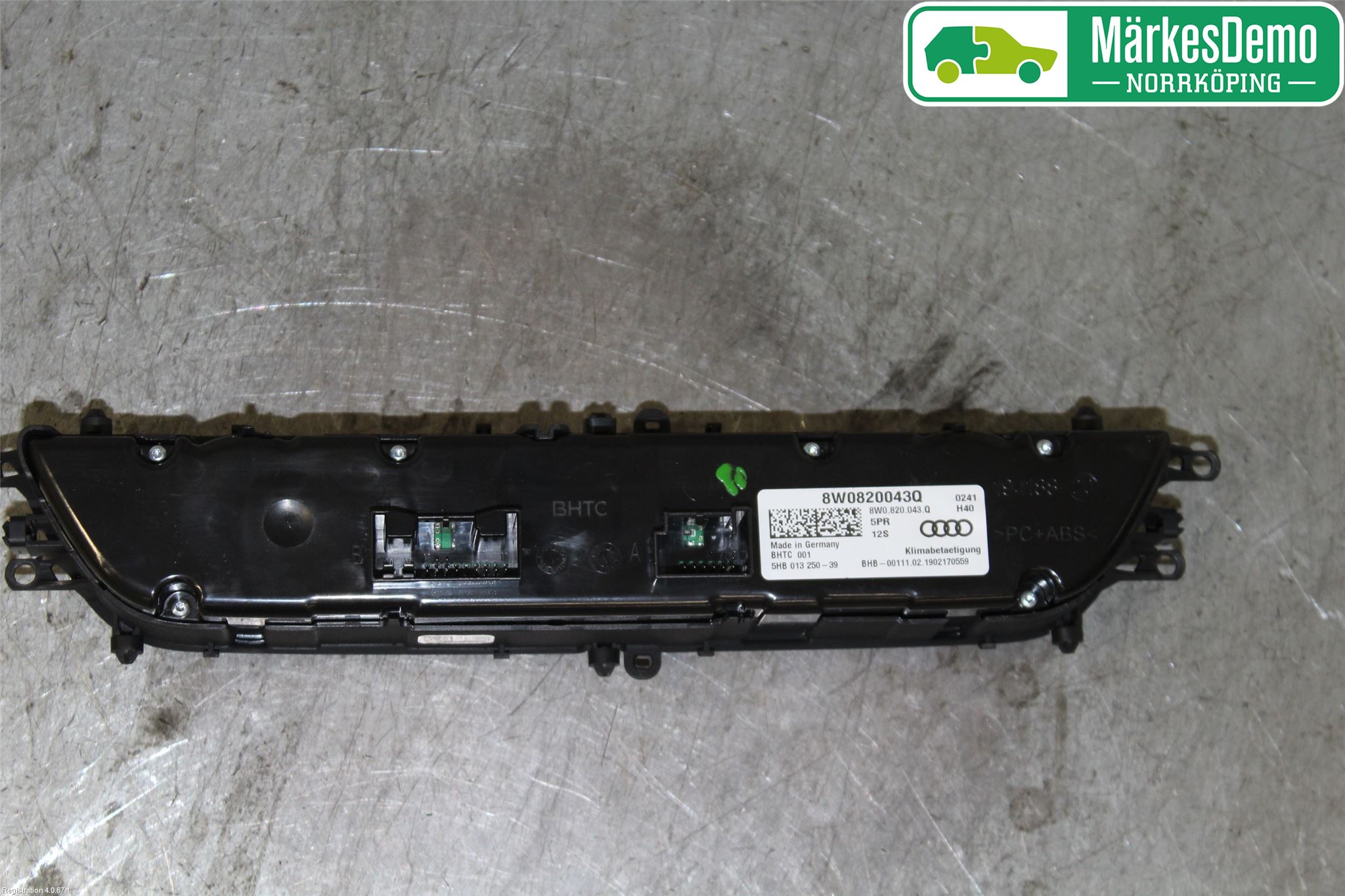 Audi A4/S4 B9 16-19 Varmeapparat Panel(Regulering)