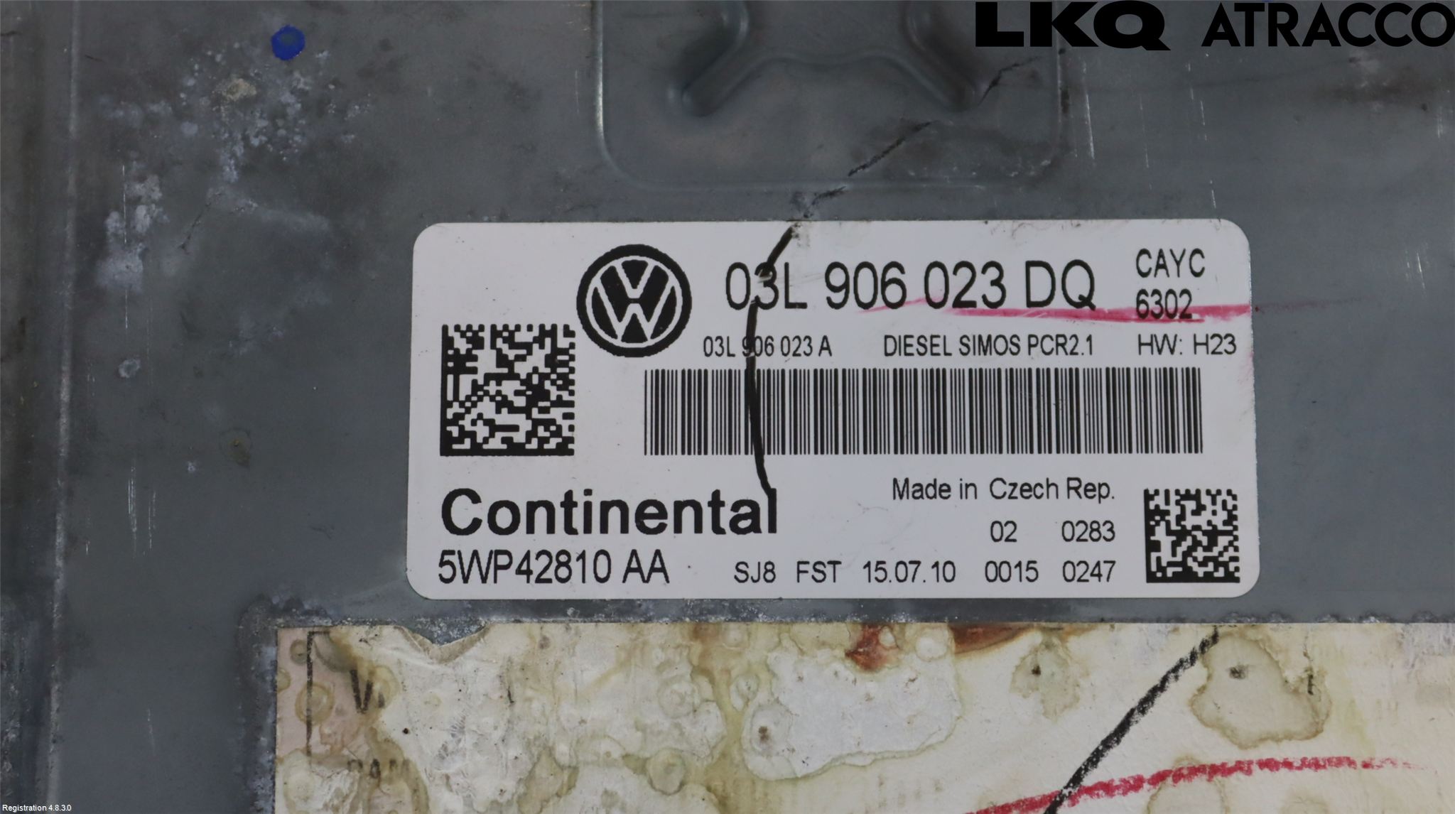 Volkswagen VW GOLF VI 09-13 Styreenhet Dieselpumpe