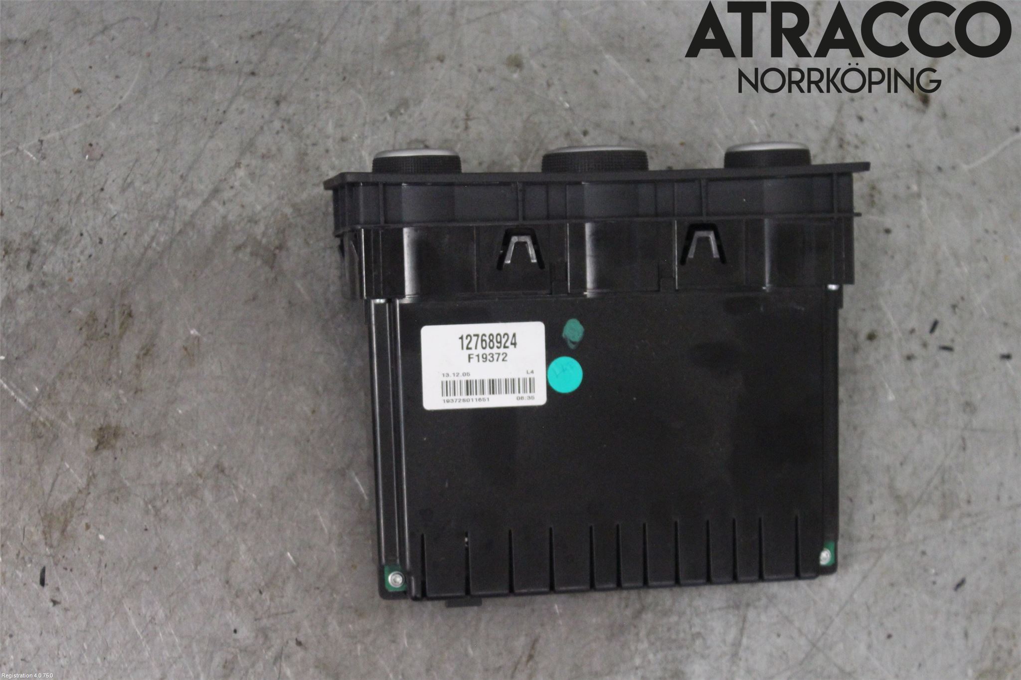 Saab 9-5     06-10 Varmeapparat Panel(Regulering)