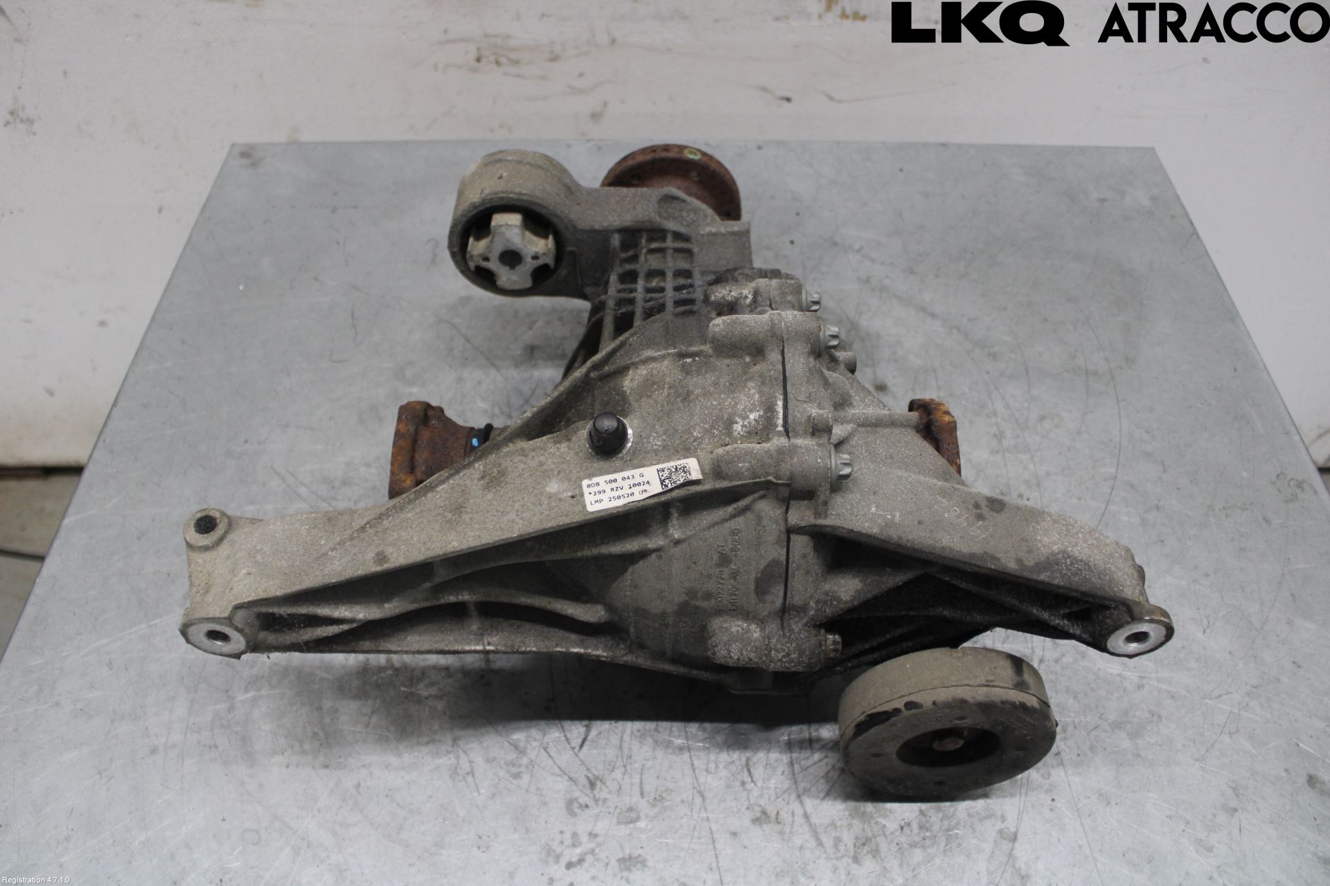 Audi A4/S4 B9 20- Bakaksel Kardang Bak -Diff
