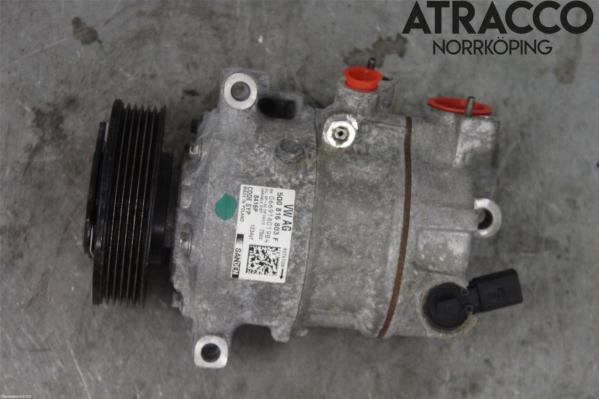 Volkswagen VW PASSAT 15-19 Varme Ac Kompressor