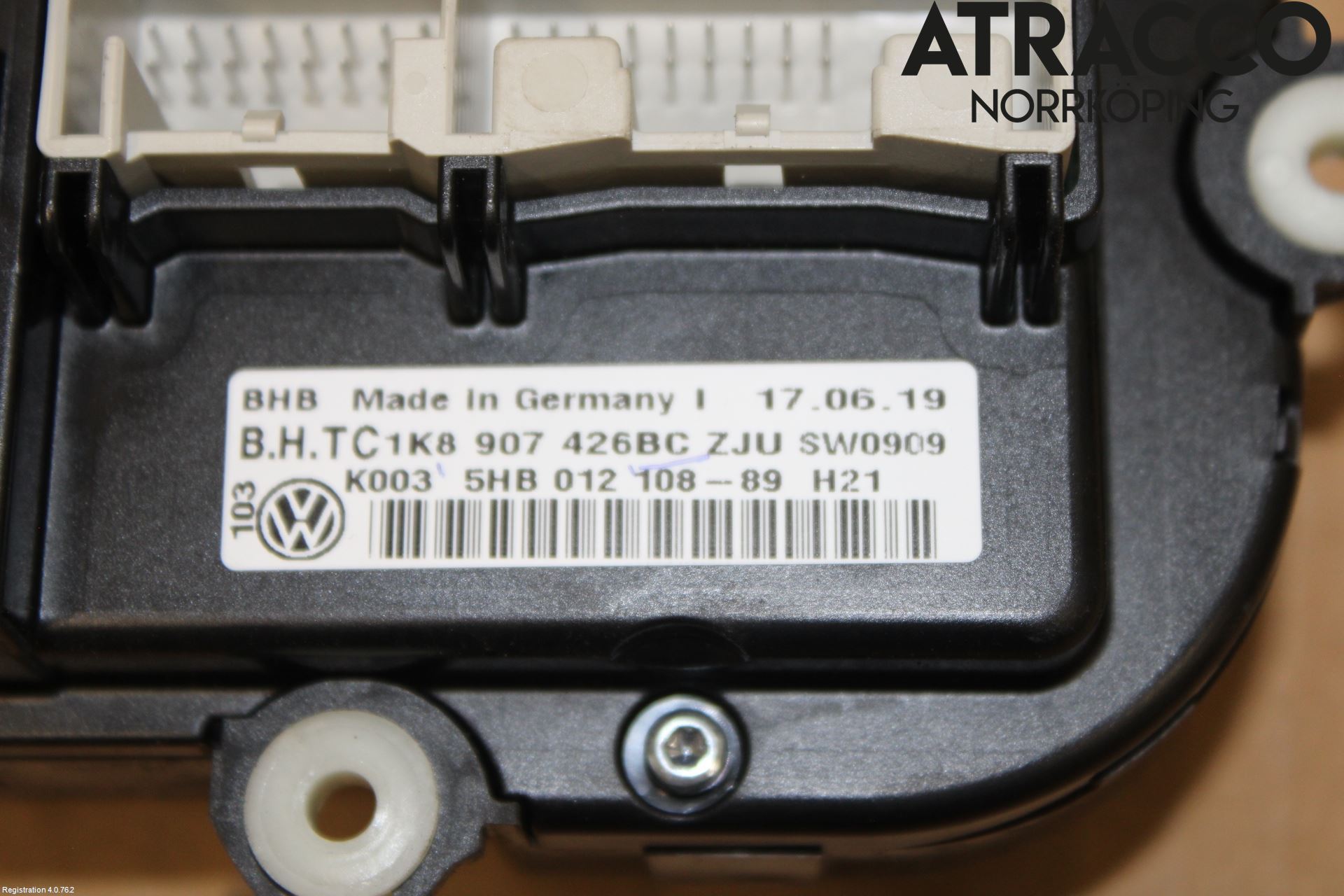 Volkswagen VW CADDY 16-20 Varmeapparat Panel(Regulering)