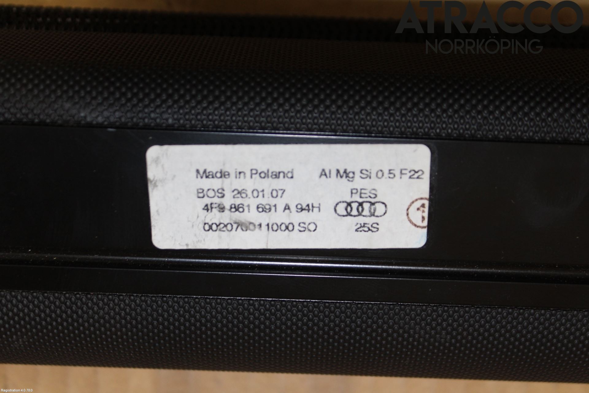 Audi A6/S6     05-11 Innr Lastenett