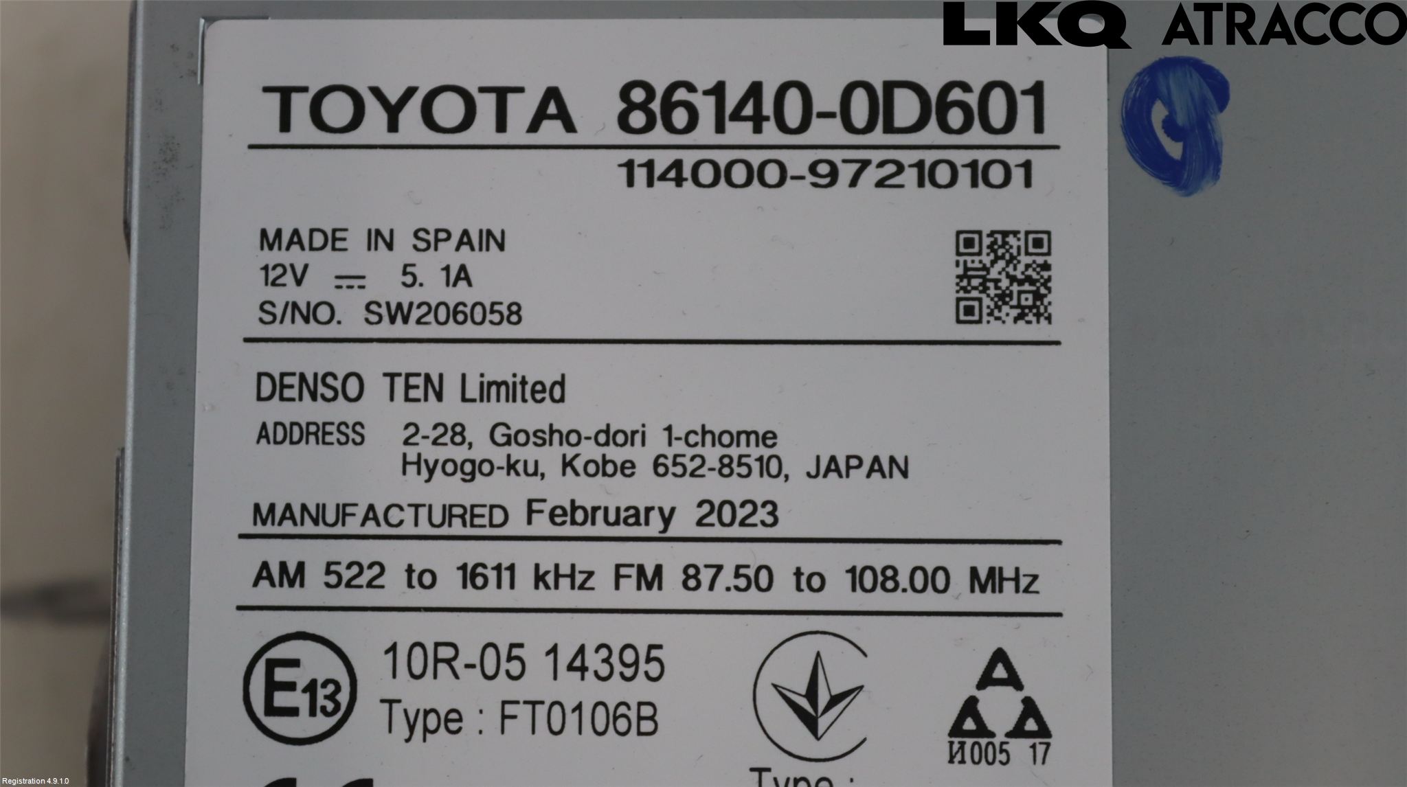 Toyota YARIS CROSS XP21 21- Stereo Radio Med Cd