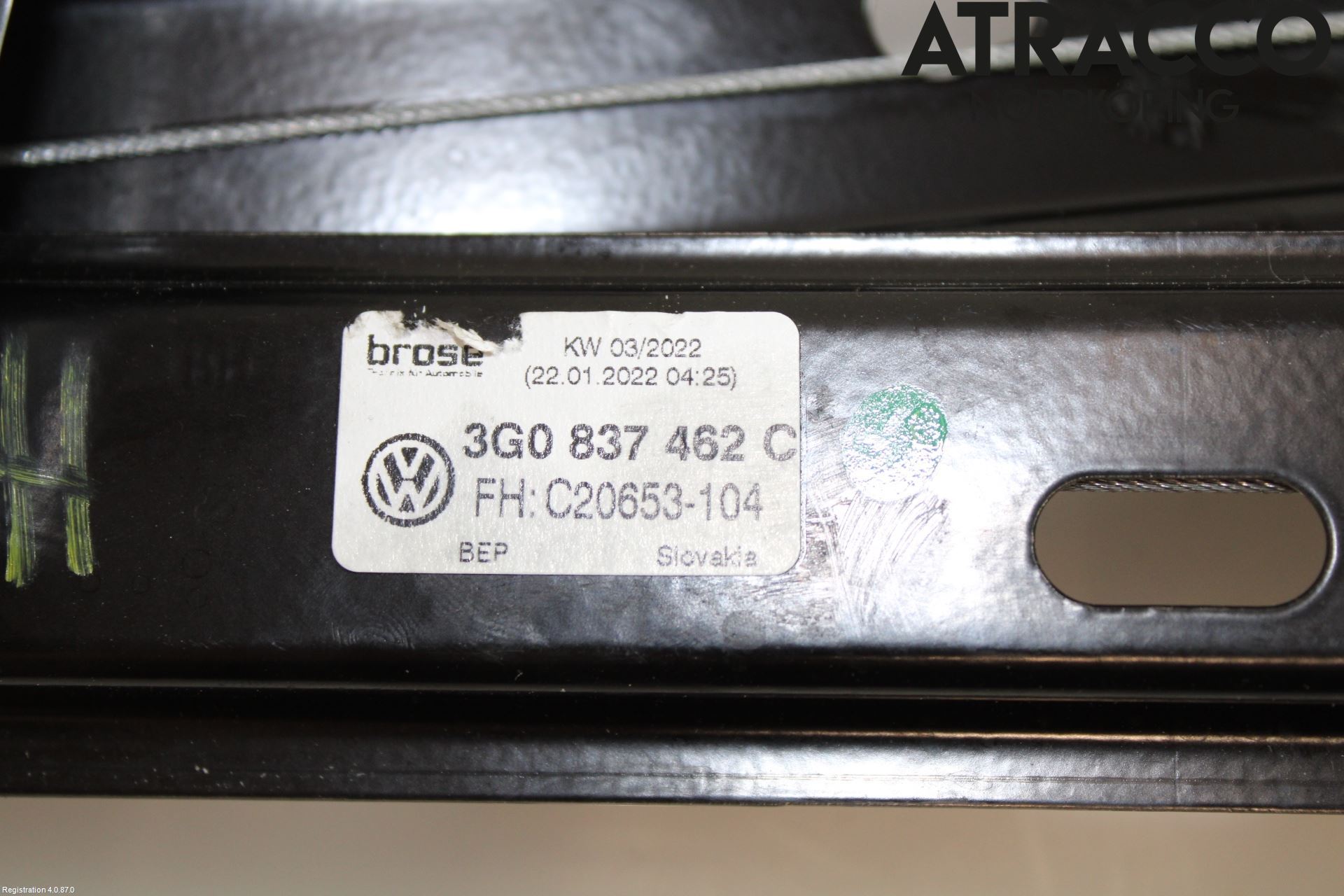 Volkswagen VW PASSAT 20-24 Vindusheis El Komp