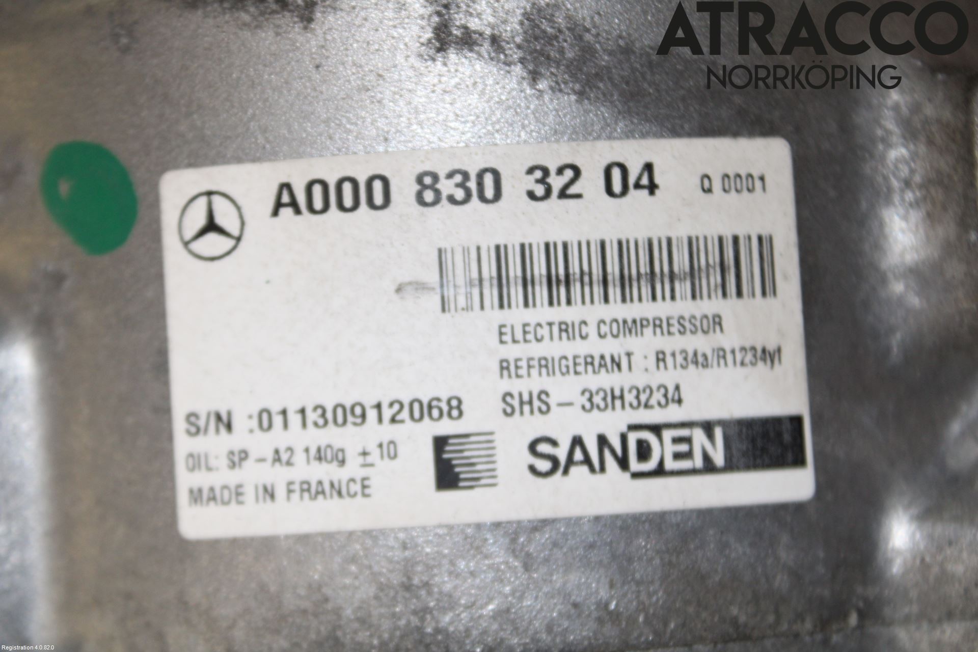 Mercedes-Benz MB C-KLASS (W205) 14-21 Varme Ac Kompressor