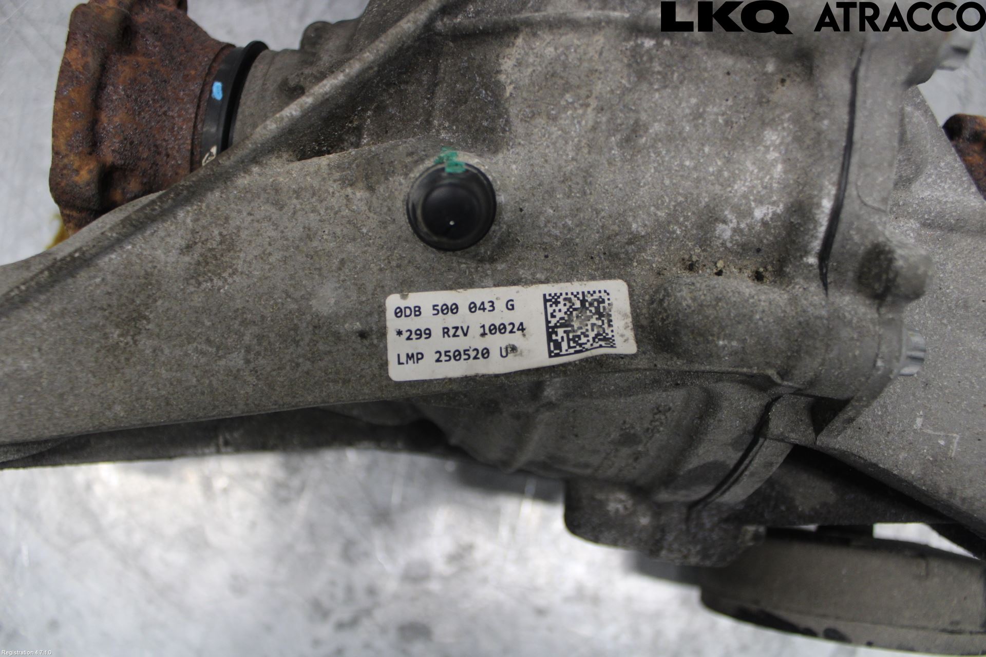 Audi A4/S4 B9 20- Bakaksel Kardang Bak -Diff