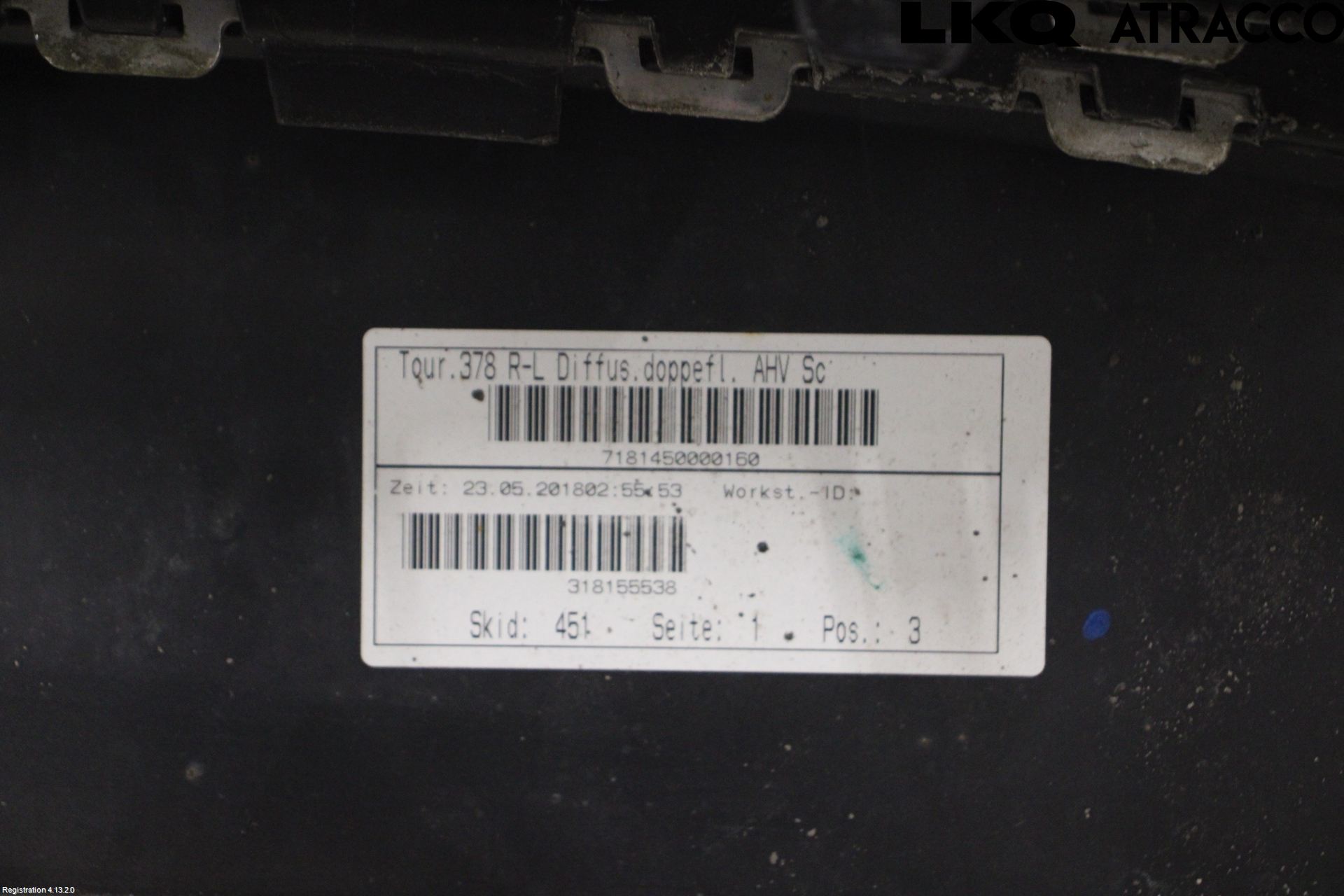 Volkswagen VW TOURAN 16- Spoiler Bak