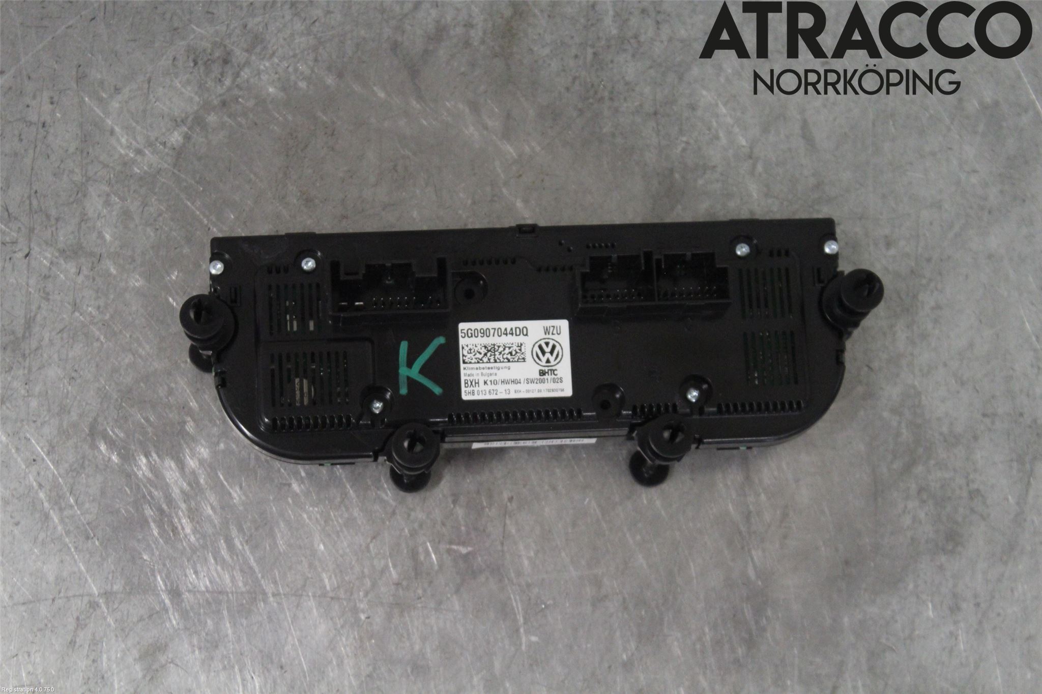 Volkswagen VW ARTEON 17- Varmeapparat Panel(Regulering)