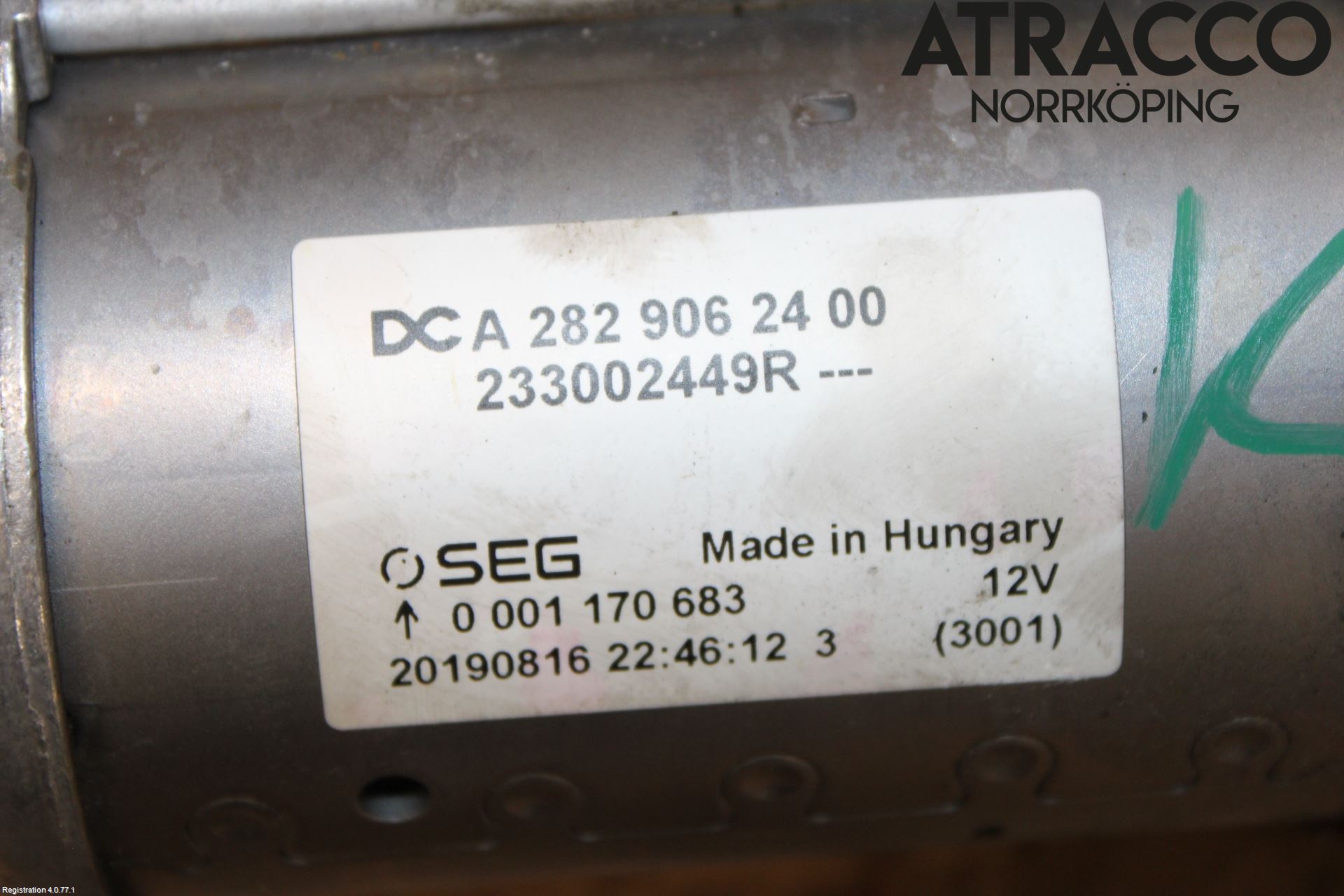 Mercedes-Benz MB CLA-KLASS (C118/X118) 19- Startmotor