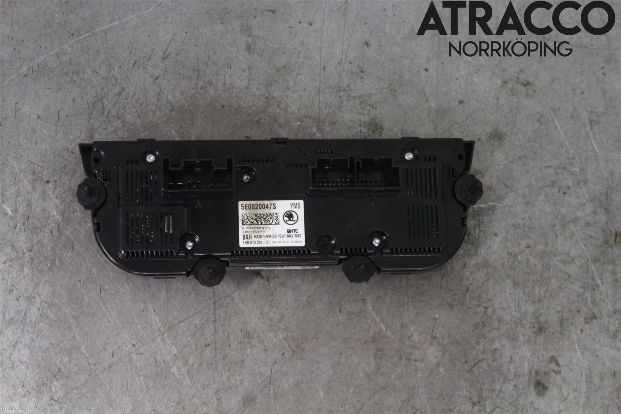 Skoda OCTAVIA (5E) 13-20 Varmeapparat Panel(Regulering)