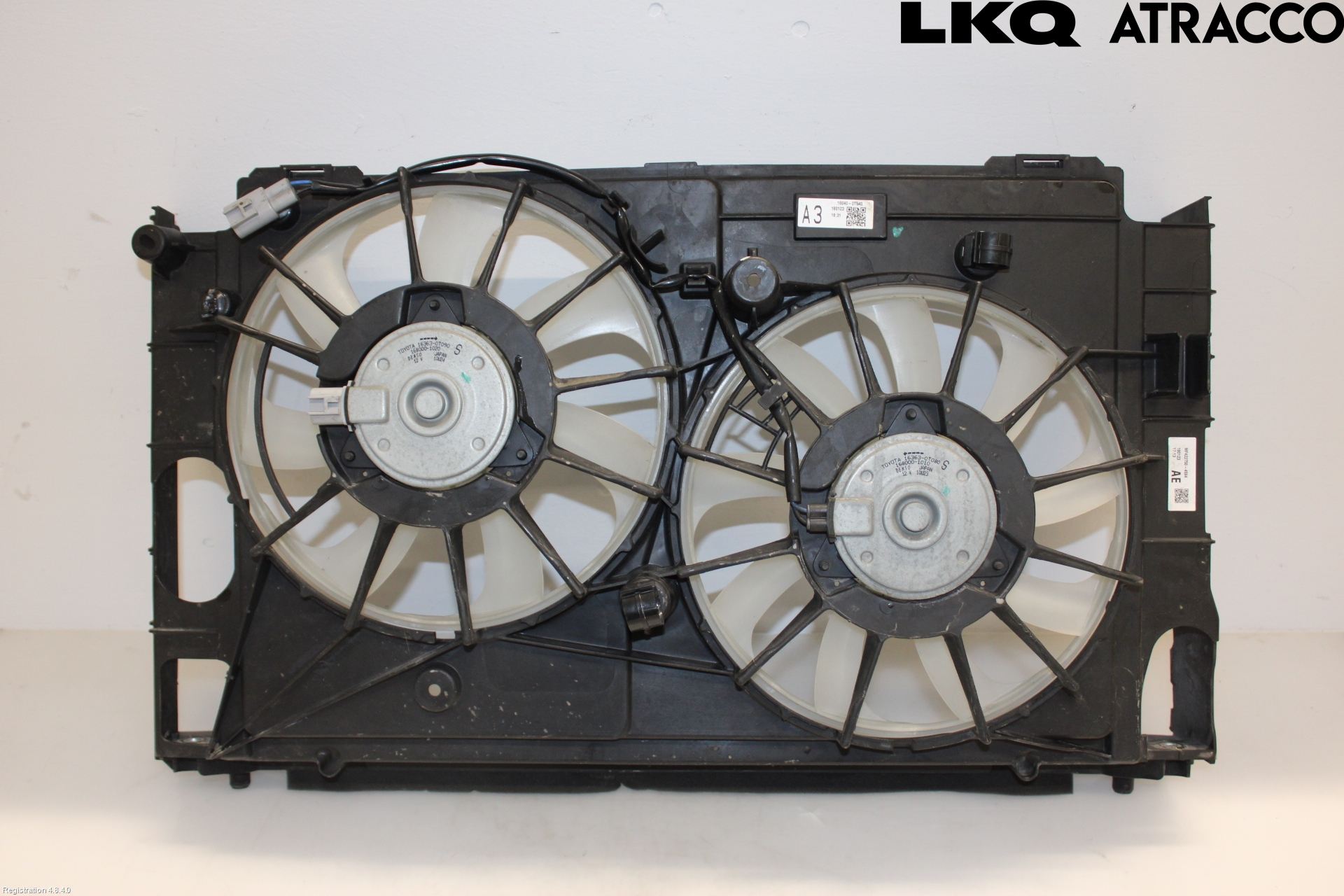 Toyota AURIS 13-19 Kjølevifte Elektrisk