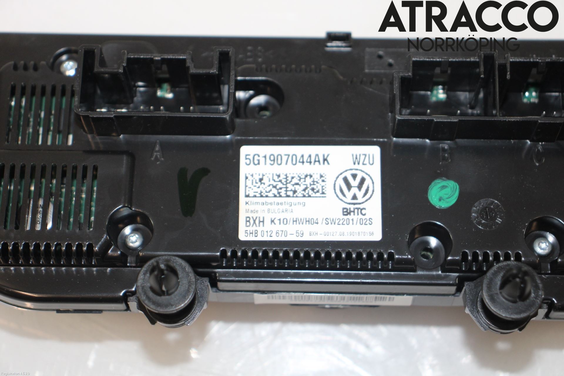 Volkswagen VW T-ROC 18- Varmeapparat Panel(Regulering)