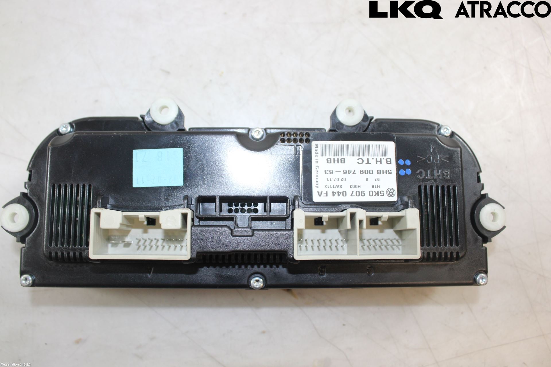 Volkswagen VW PASSAT 11-14 Varmeapparat Panel(Regulering)