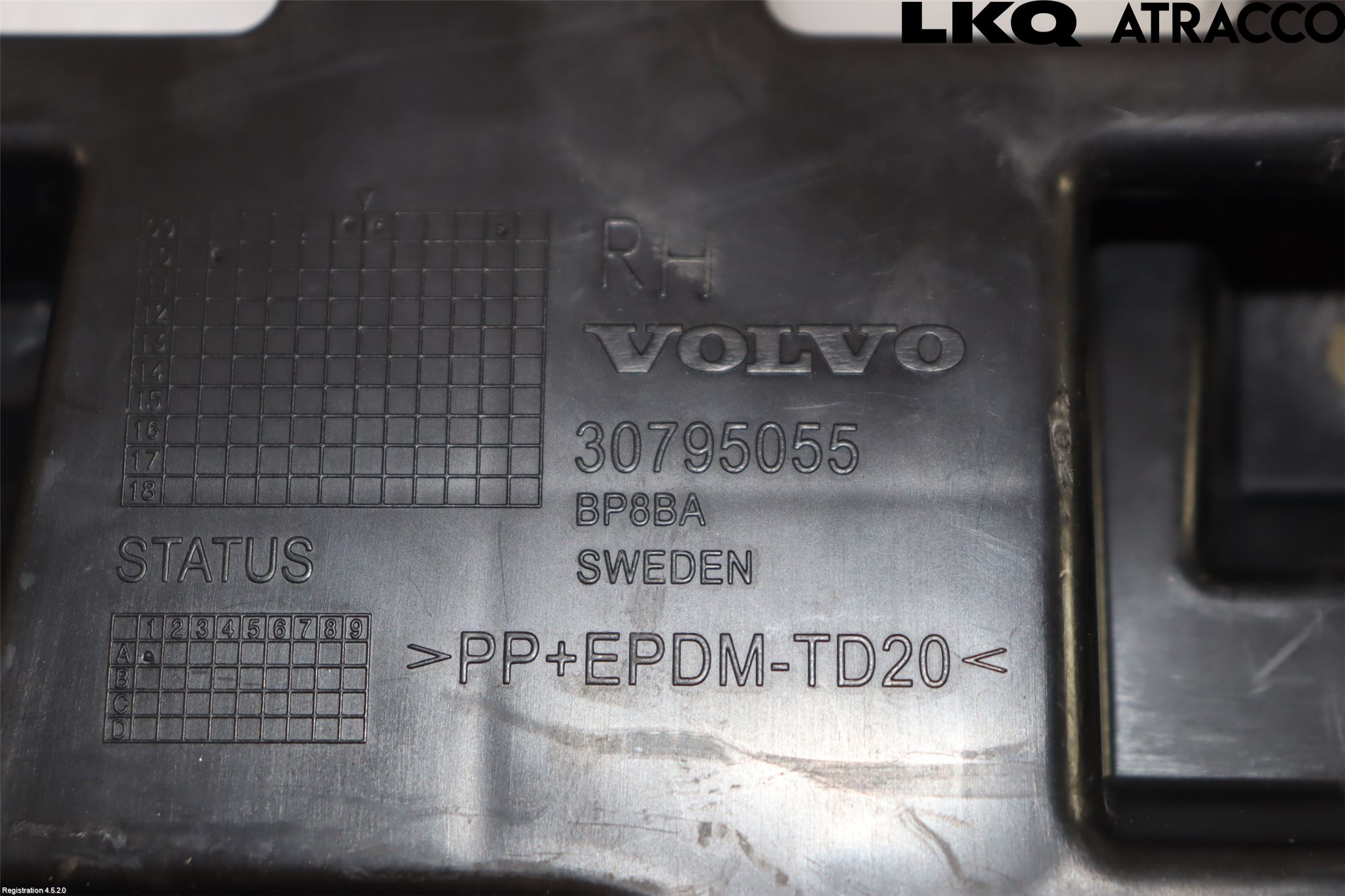 Volvo S60 11-13 Støtfangerfeste Bak Høyre