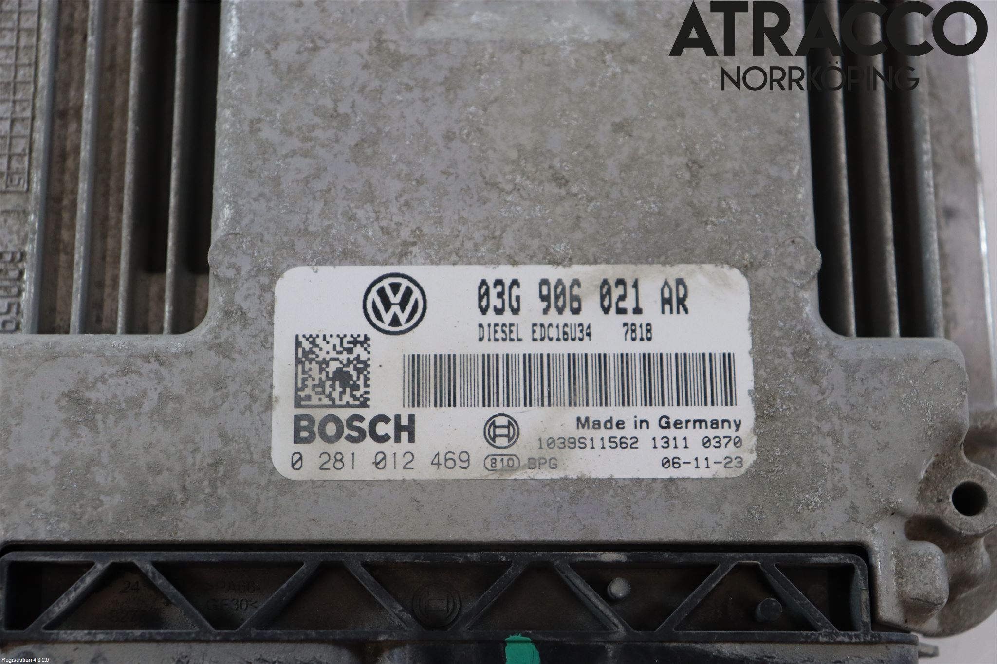 Volkswagen VW CADDY      04-10 Styreenhet Dieselpumpe