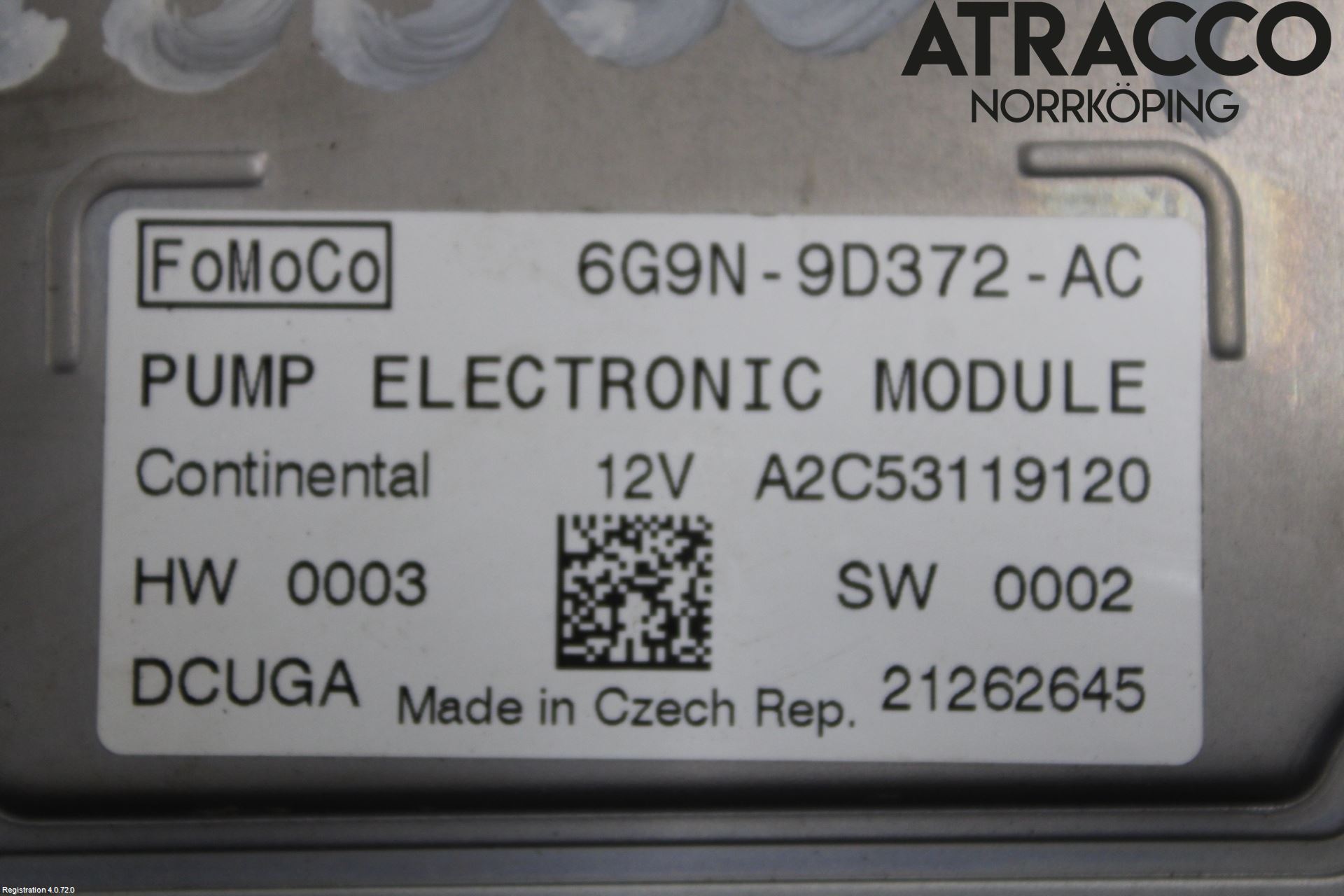 Volvo XC70 08-13 Styreenhet Drivstoffpumpe