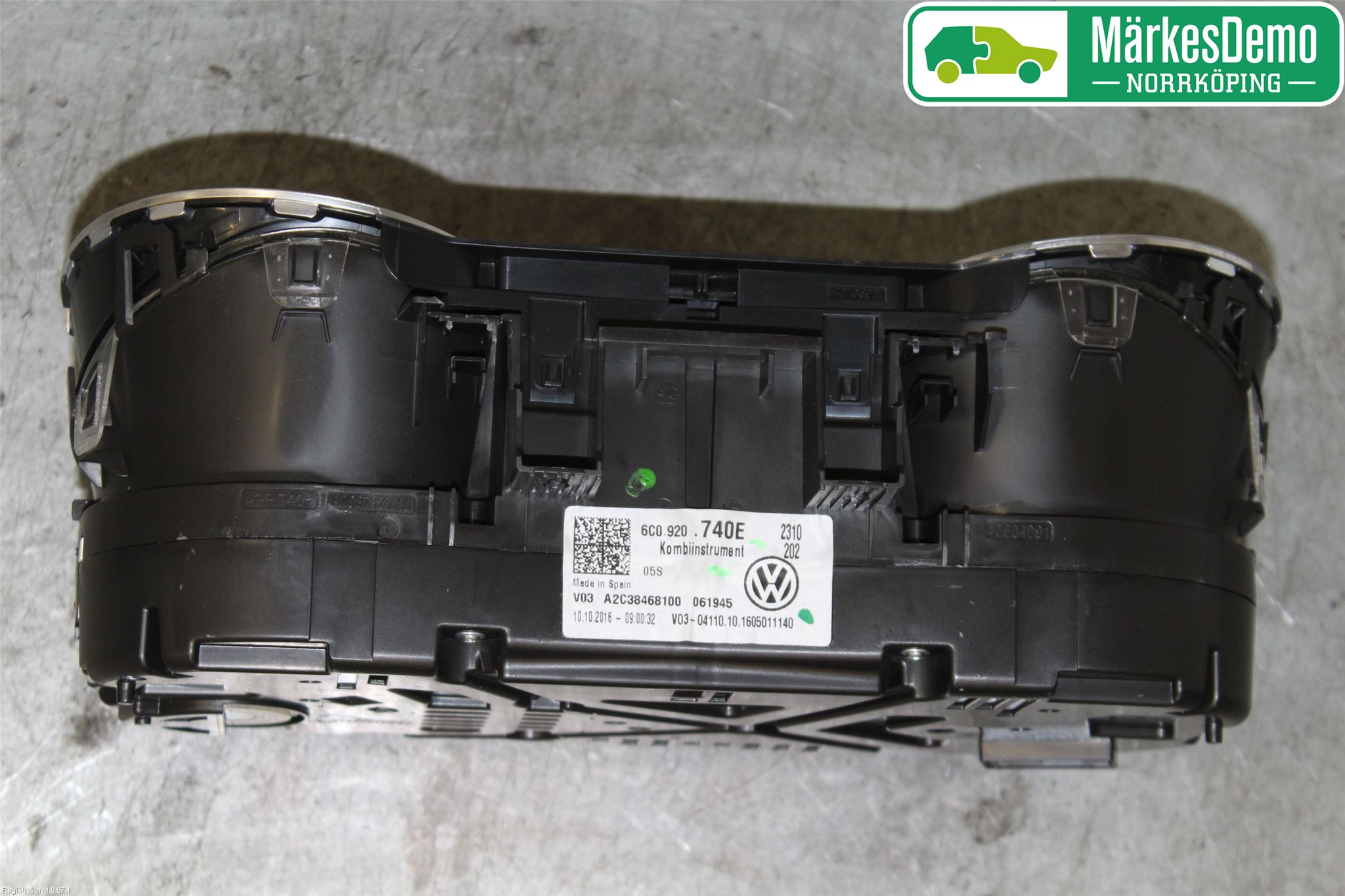 Volkswagen VW POLO 10-17 Instr Kombinert