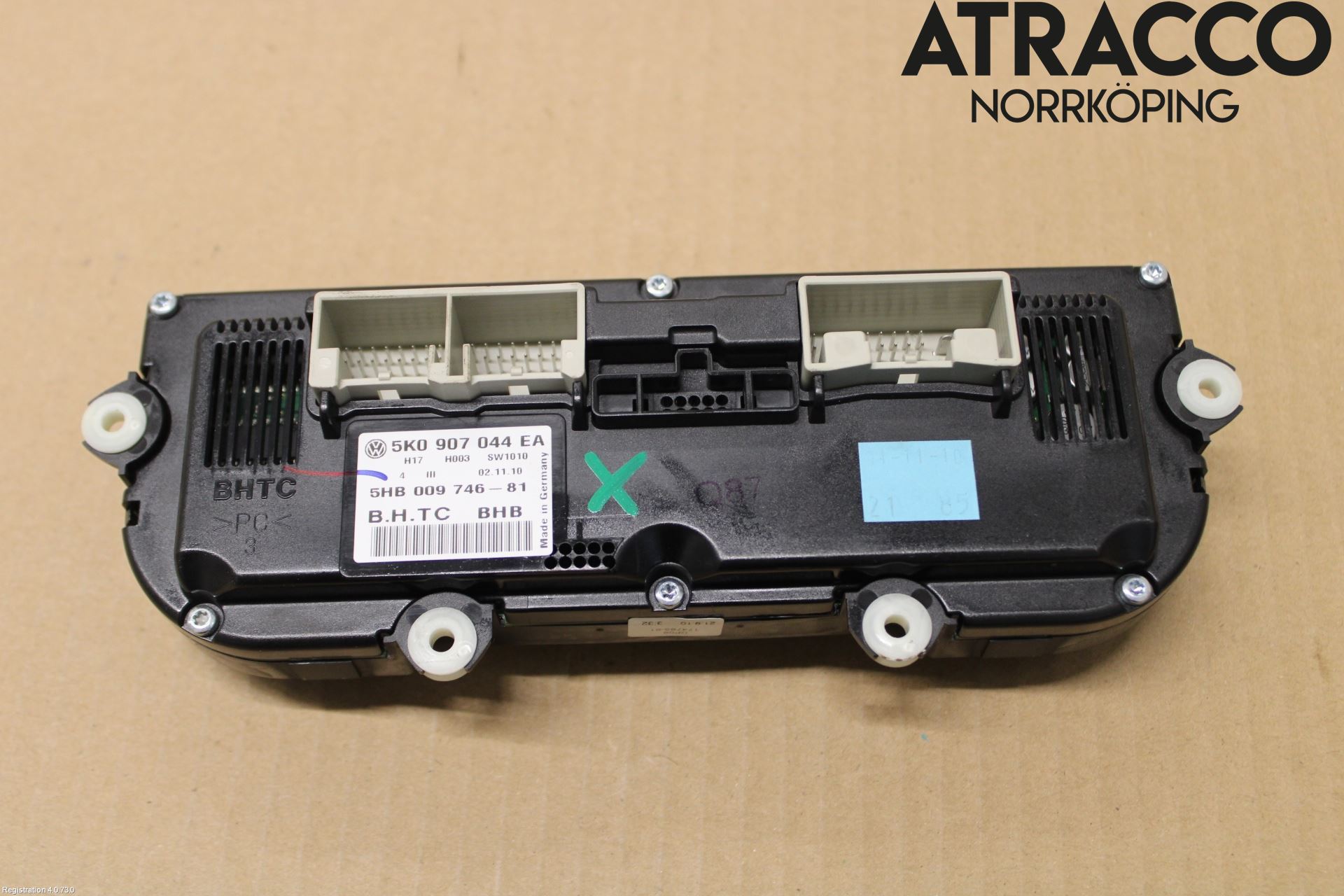 Volkswagen VW GOLF VI 09-13 Varmeapparat Panel(Regulering)