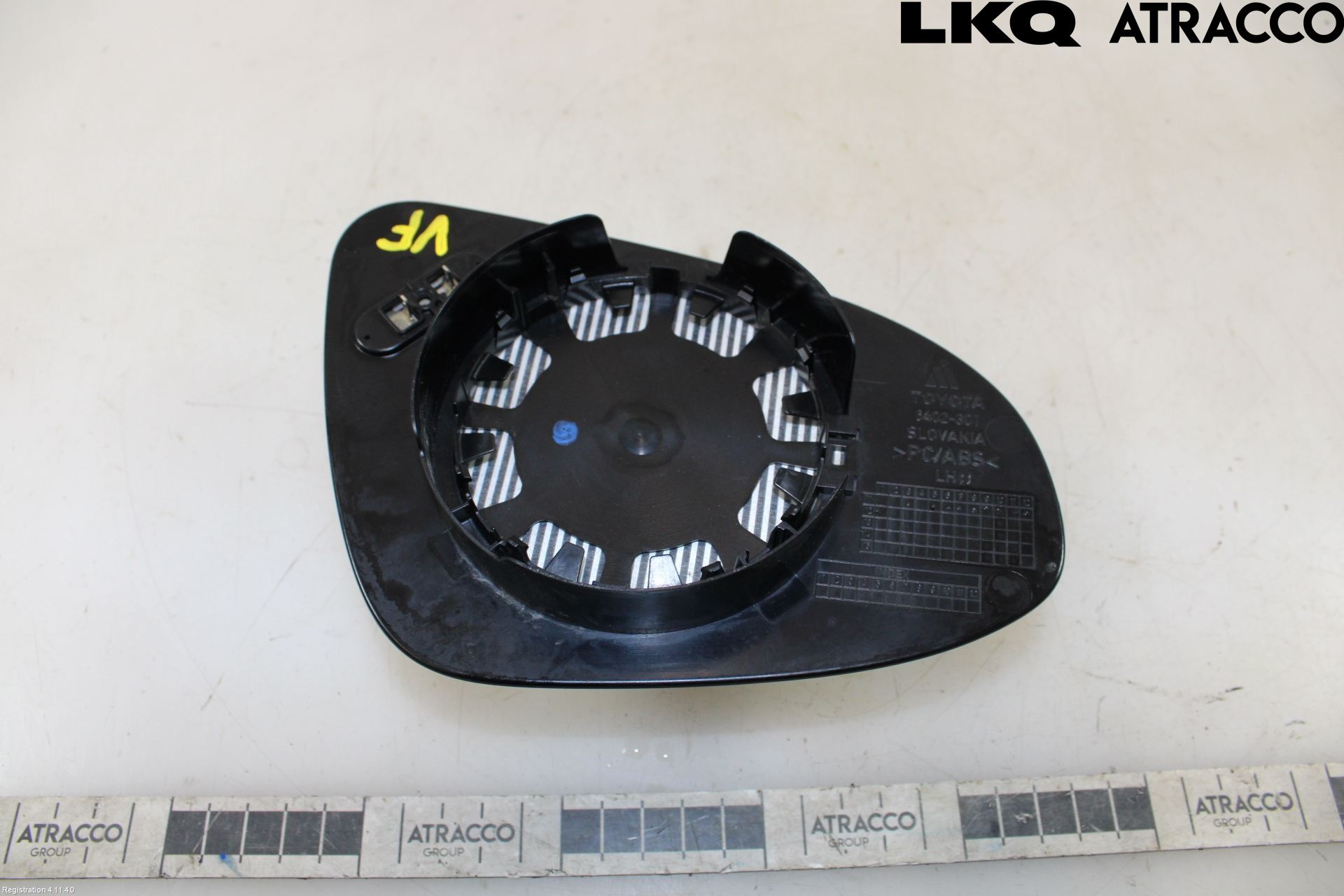Toyota YARIS XP130 12-14 Speil Glass V