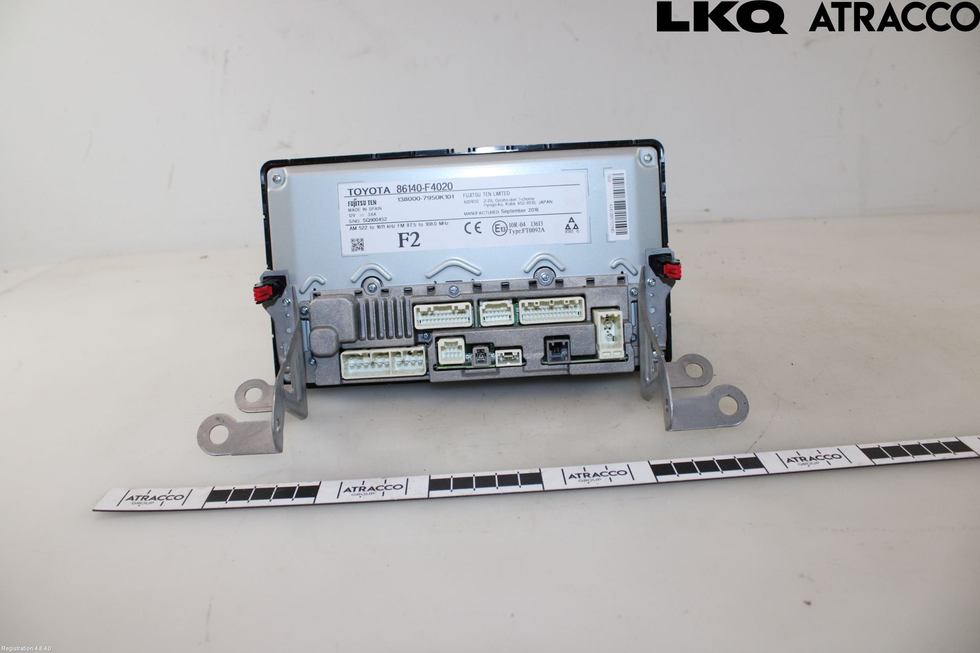 Toyota C-HR 16-23 Instr Skjerm Dvd-Gps-Ac-Tlf