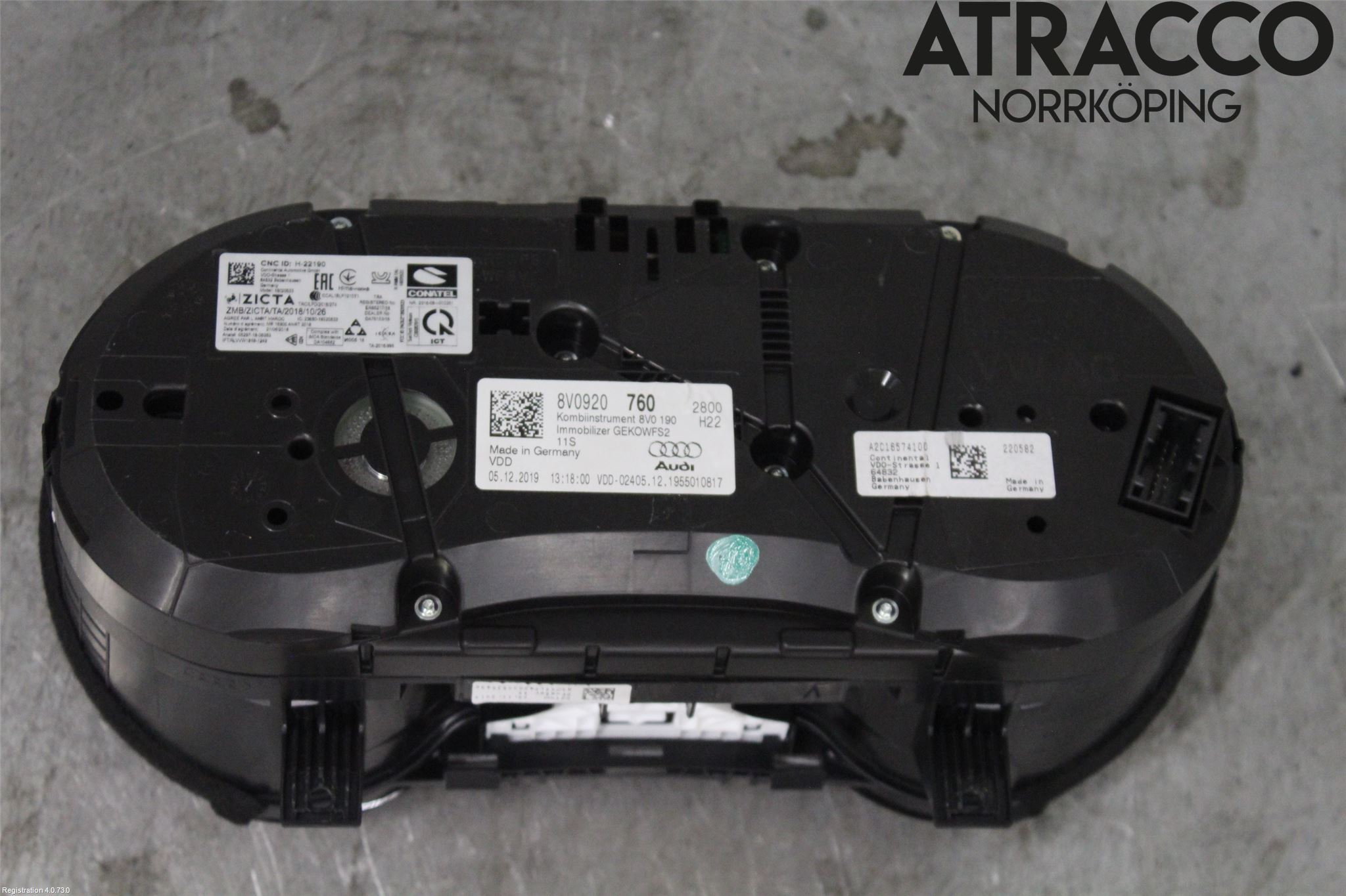 Audi A3/S3 8V 13-20 Instr Kombinert