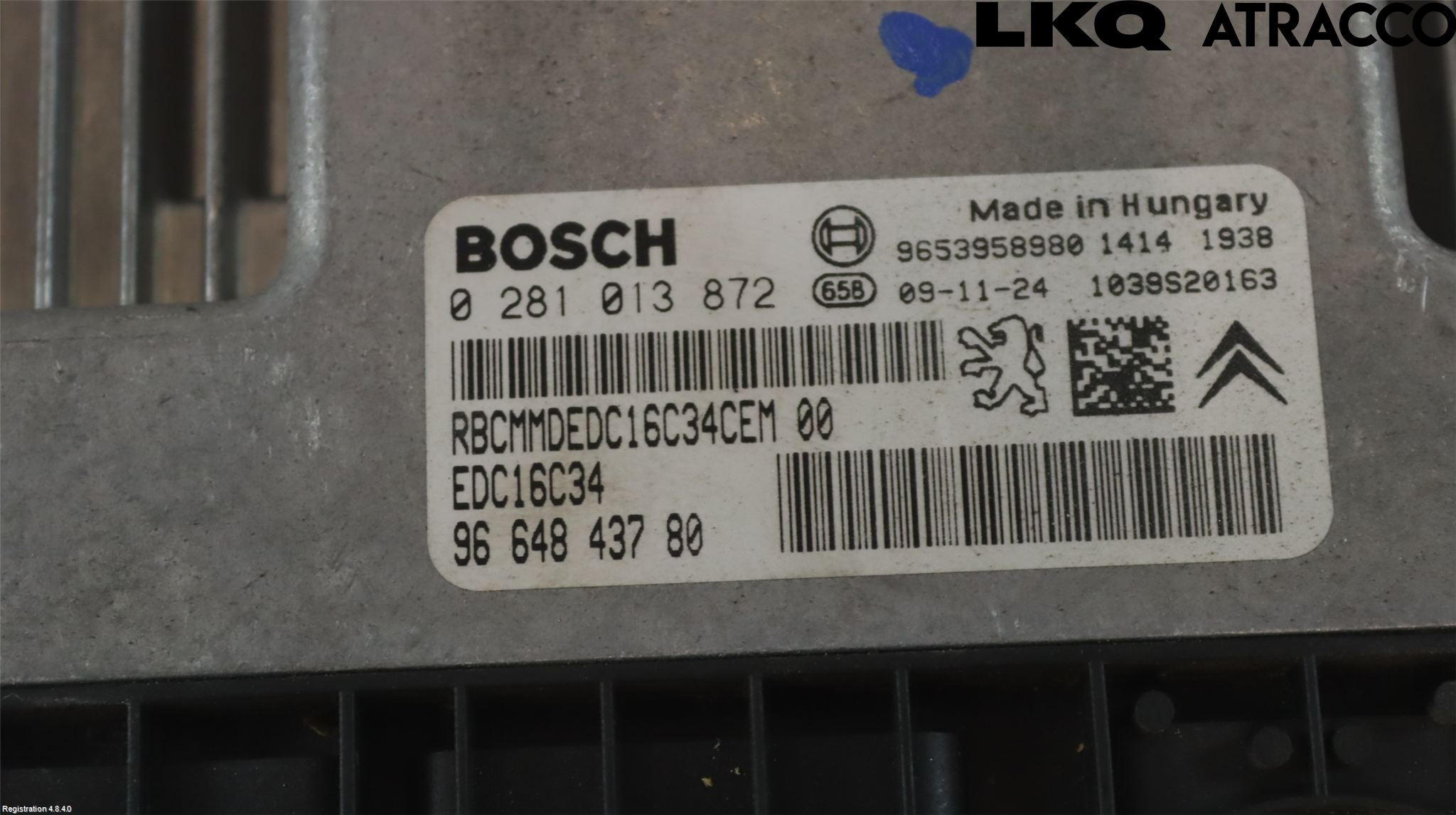 Peugeot 308 08-13 Styreenhet Dieselpumpe