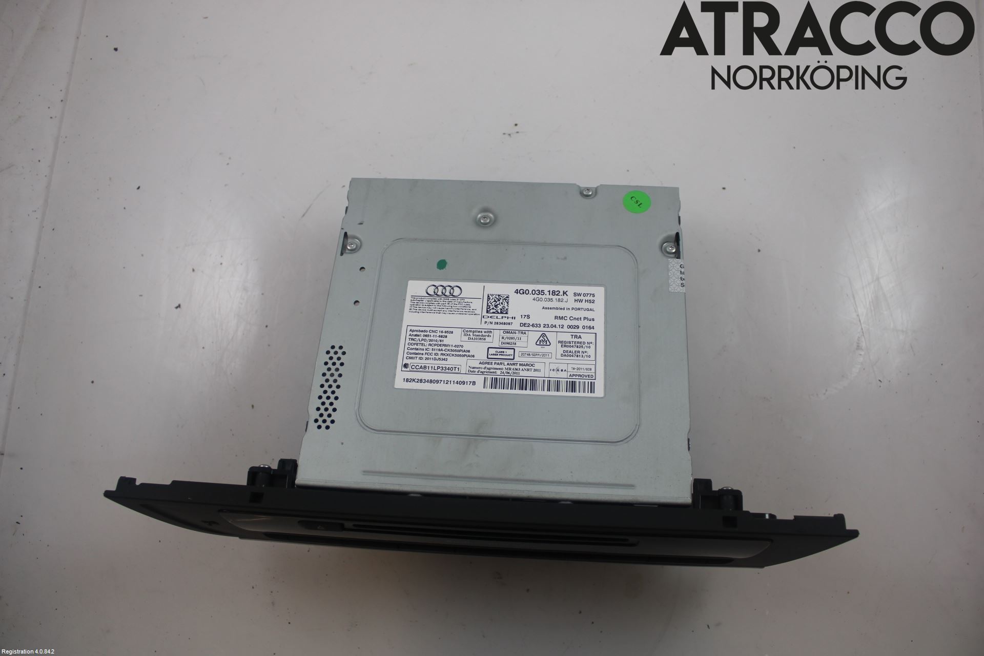 Audi A6/S6 4G 11-18 Stereo Radio Med Cd