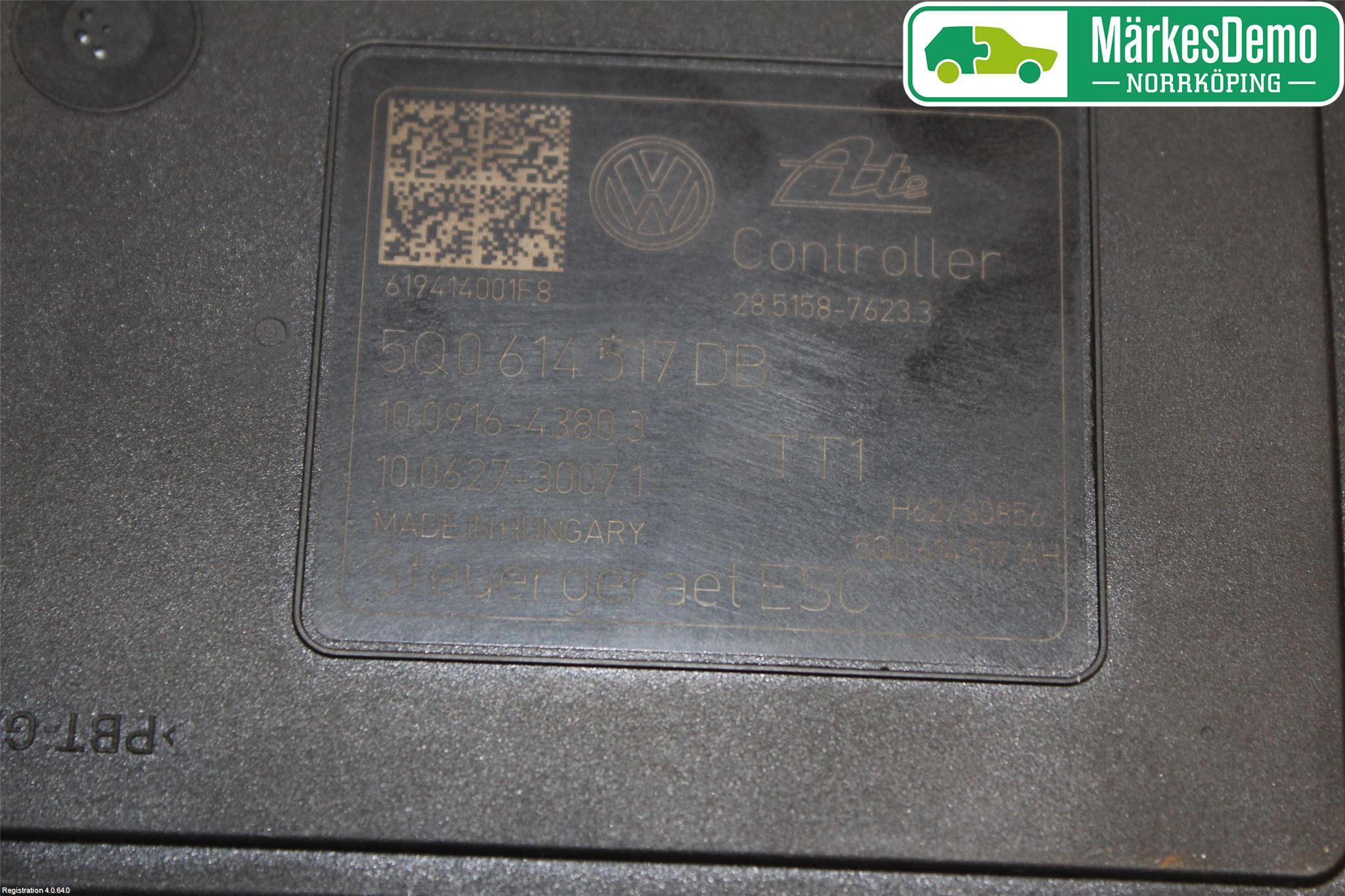Volkswagen VW GOLF / E-GOLF VII 13-20 Abs Hydraulikkaggregat