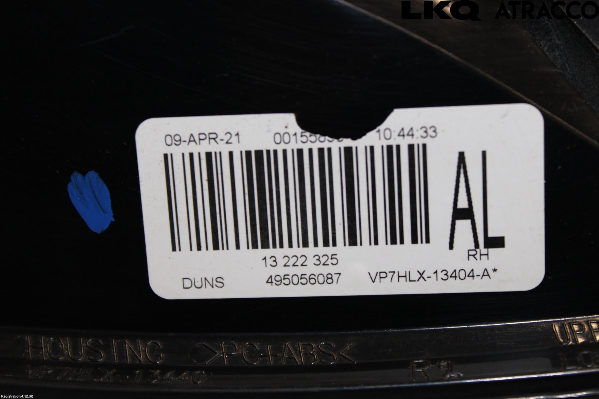 Opel ASTRA H 04-12 Baklykt Høyre