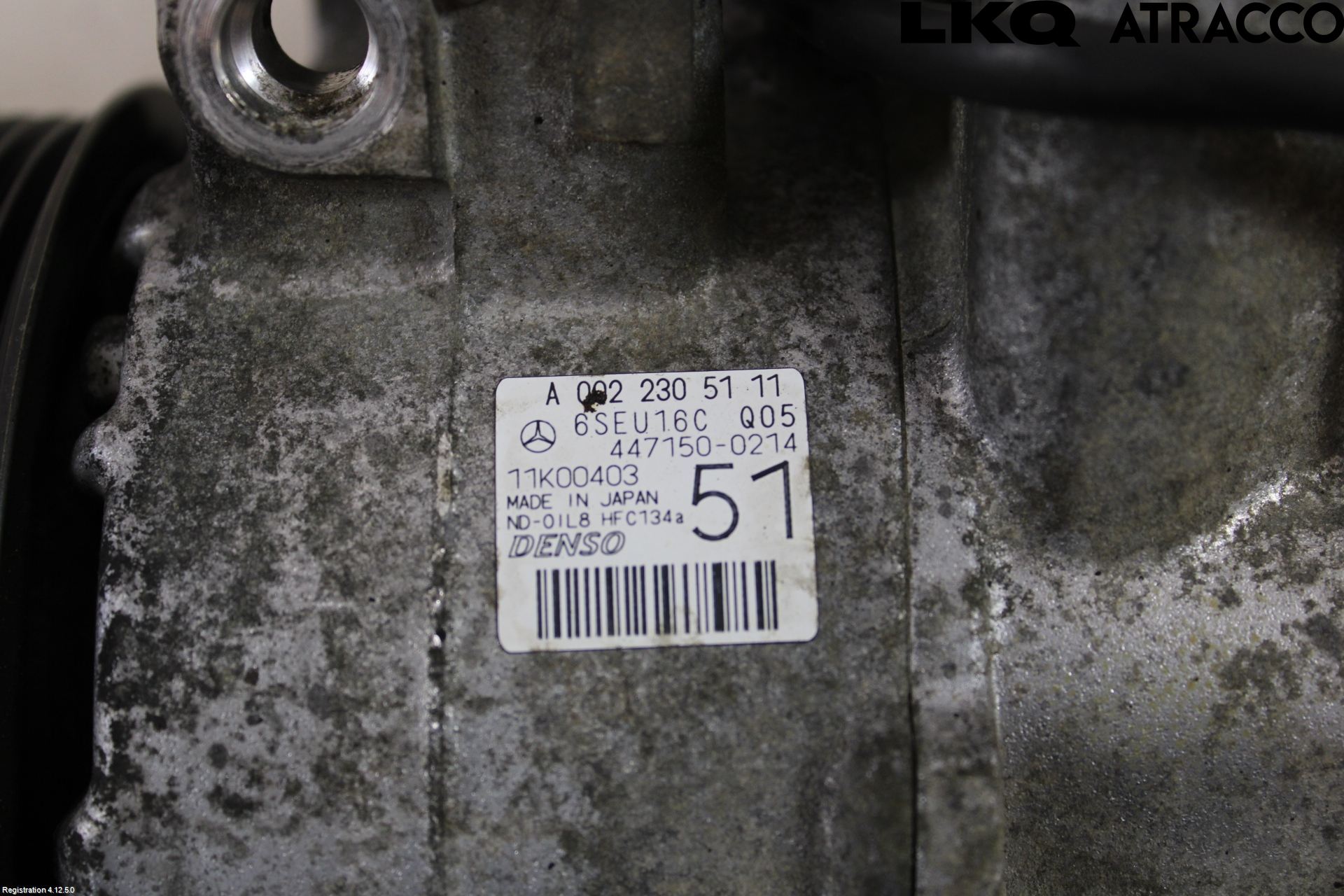 Mercedes-Benz MB E-KLASS (W211) 02-09 Varme Ac Kompressor