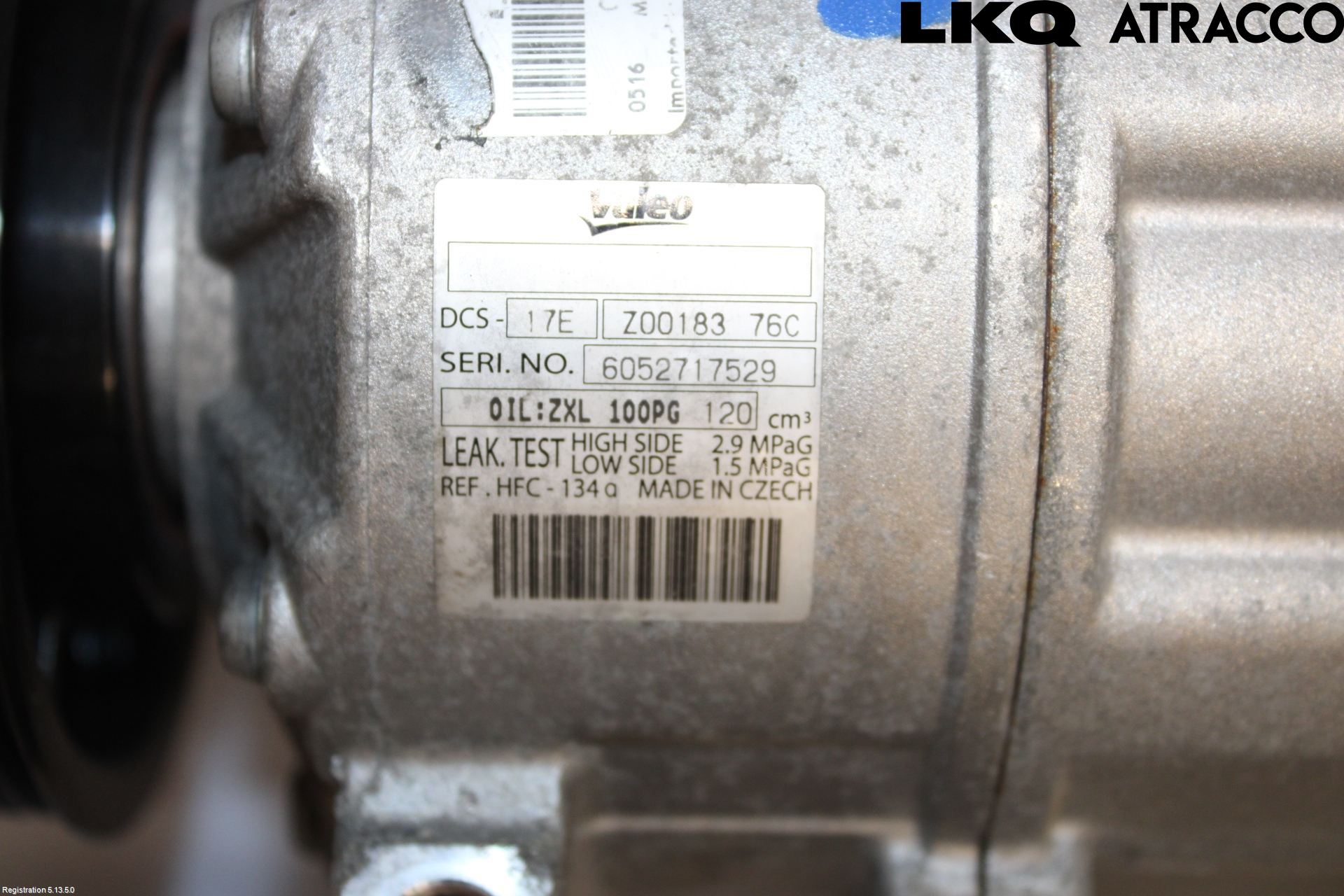 Volkswagen VW TIGUAN 07-16 Varme Ac Kompressor