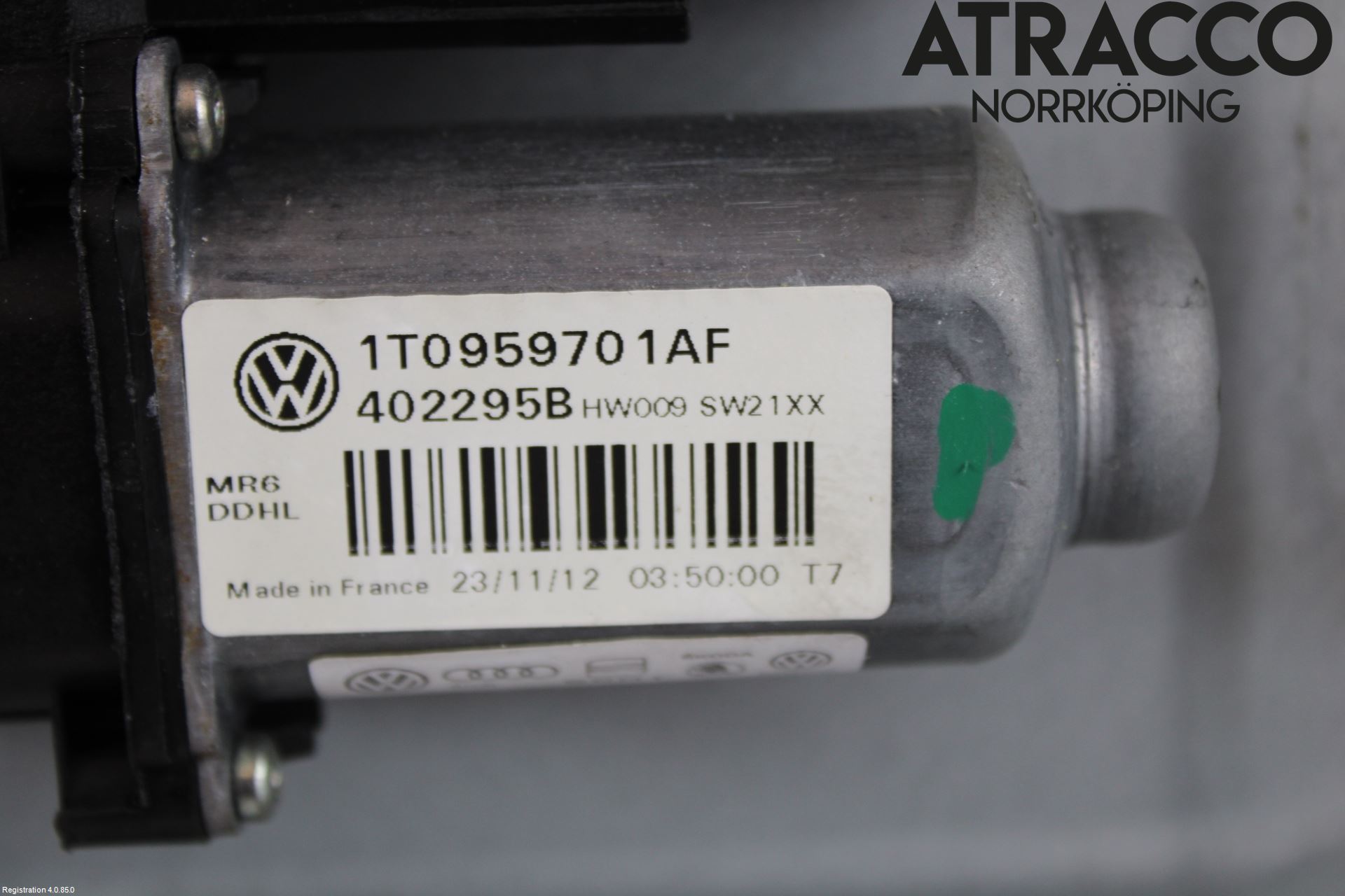 Volkswagen VW TOURAN 10-15 Vindusheis El Komp