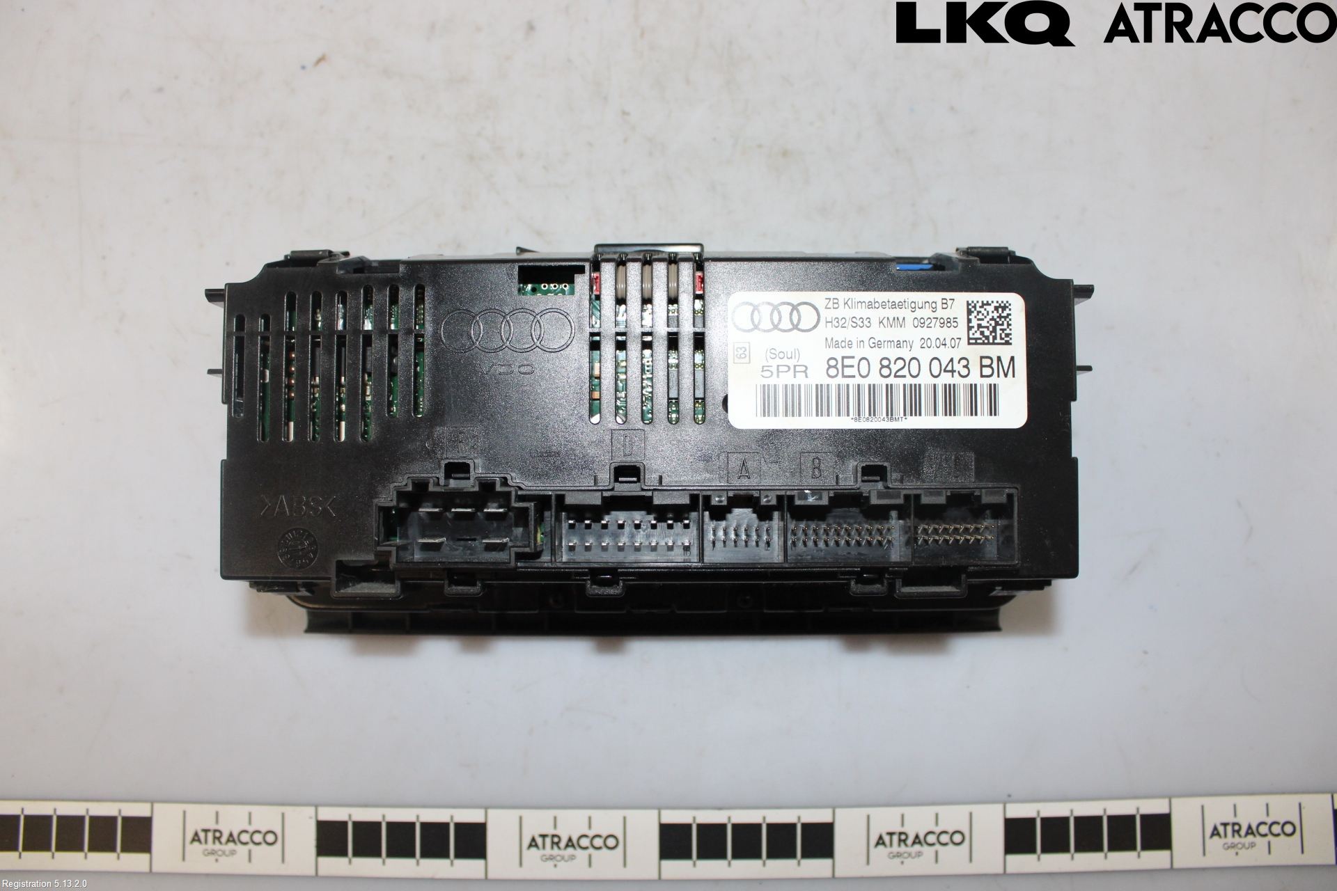 Audi A4/S4 05-07 Varmeapparat Panel(Regulering)