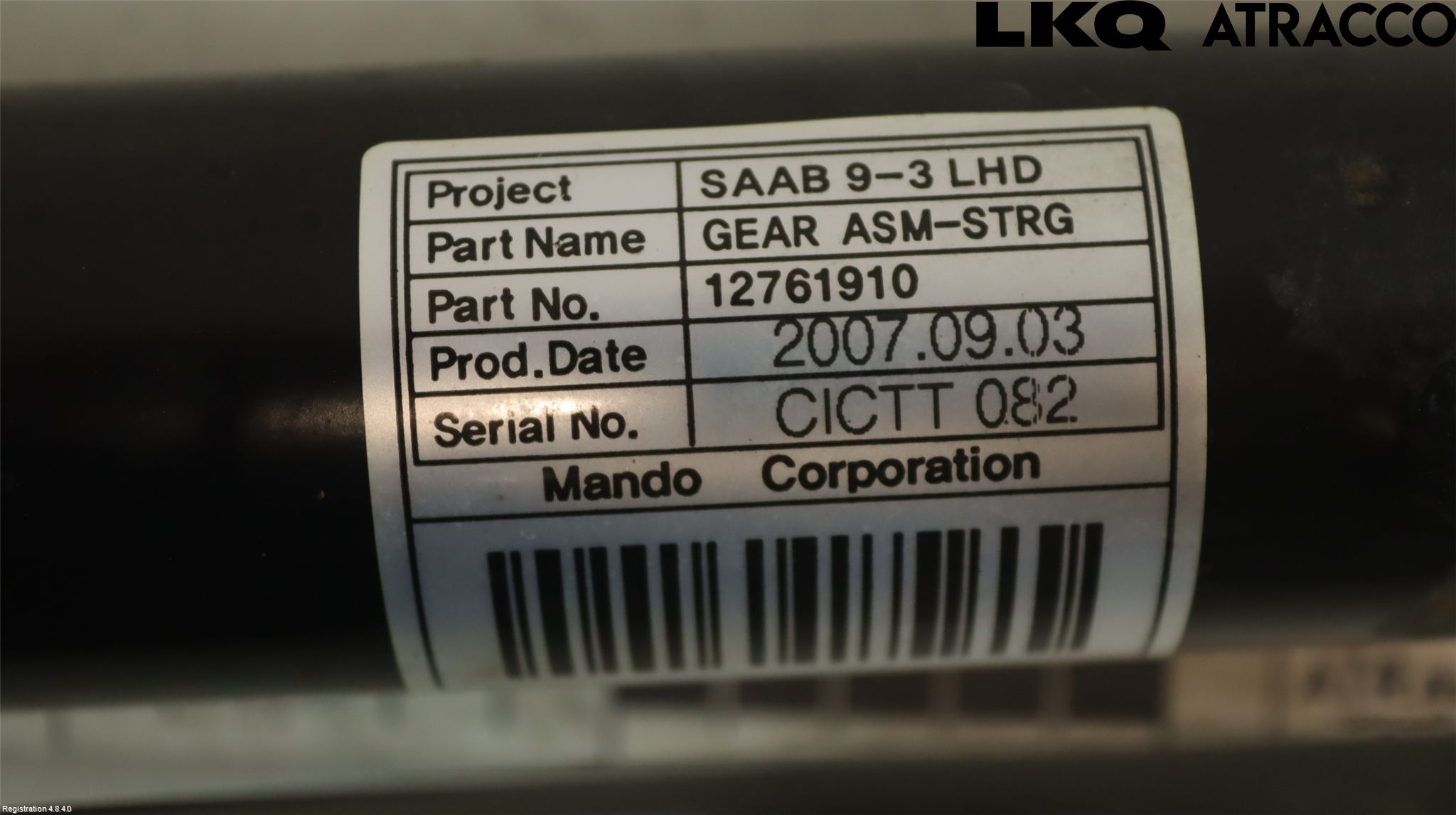 Saab 9-3 VER2/VER3 08-15 Servo Snekke - Tannstang
